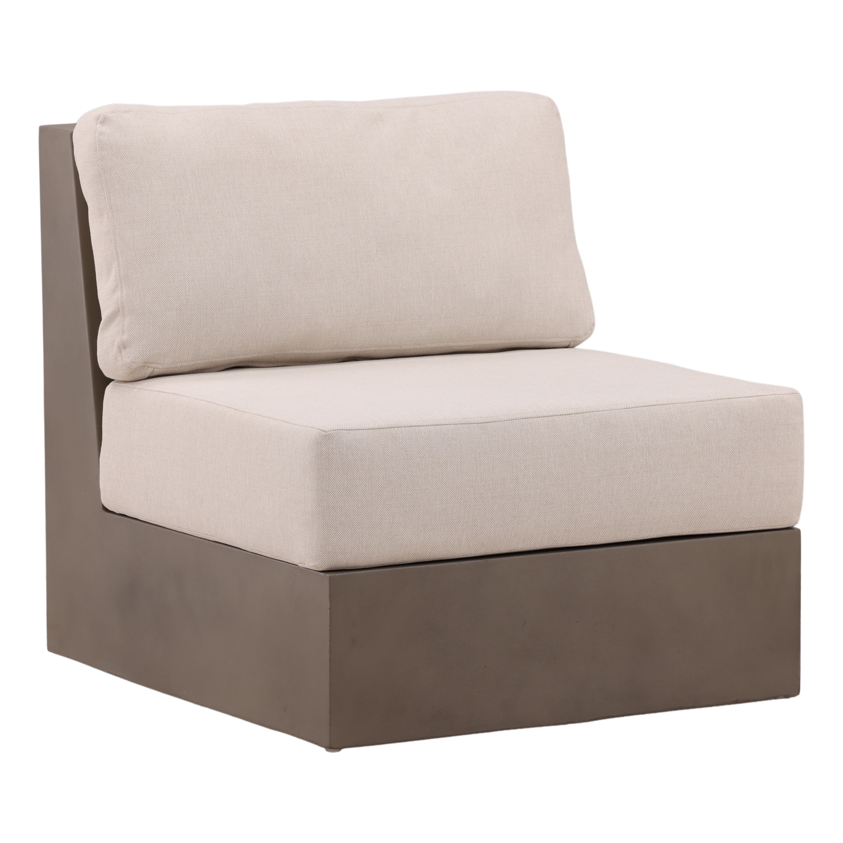Dovetail Furniture Kahlo Outdoor Modular Sectional DOV26009-AMLS-CREM