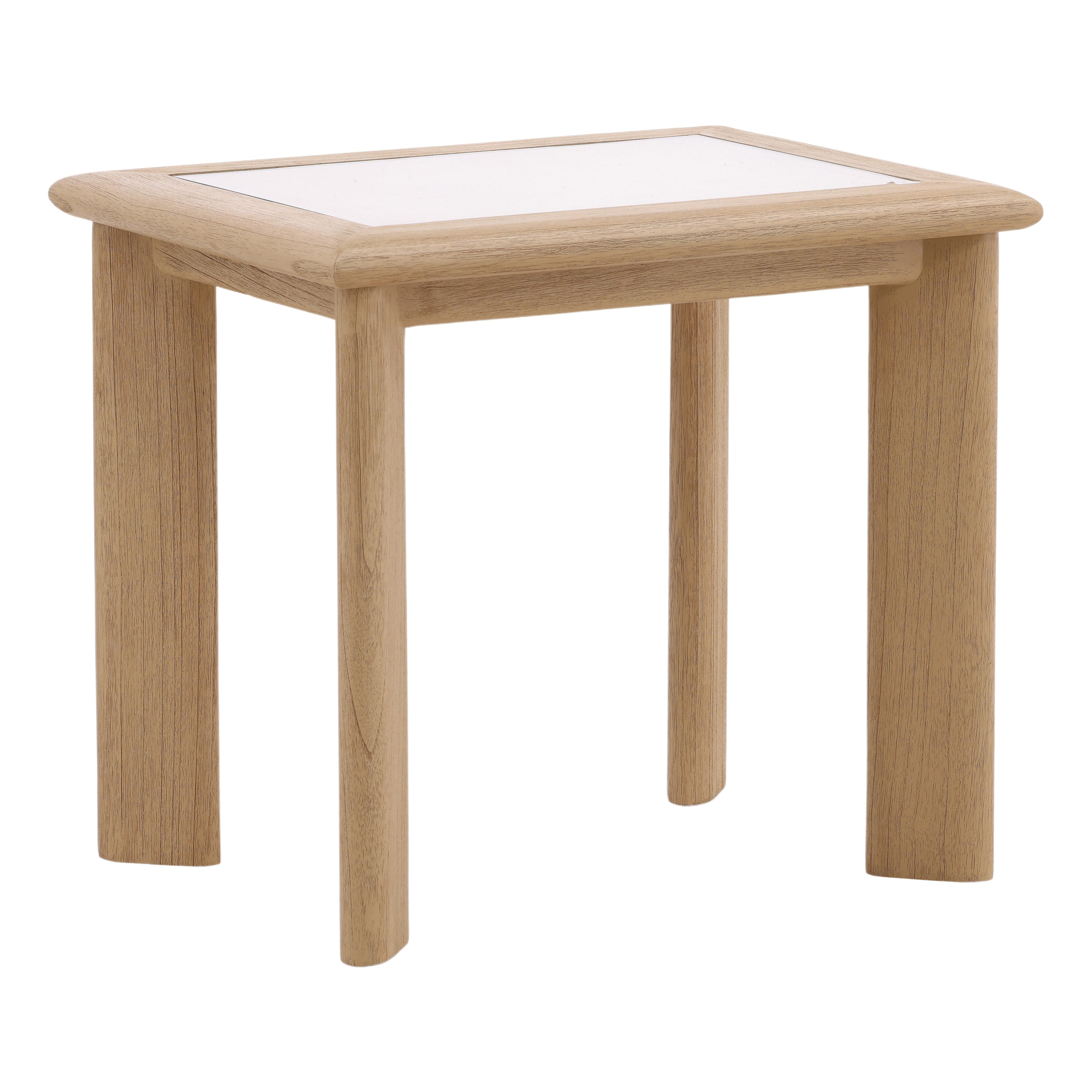 Dovetail Furniture Keenan Side Table DOV11542-NATL