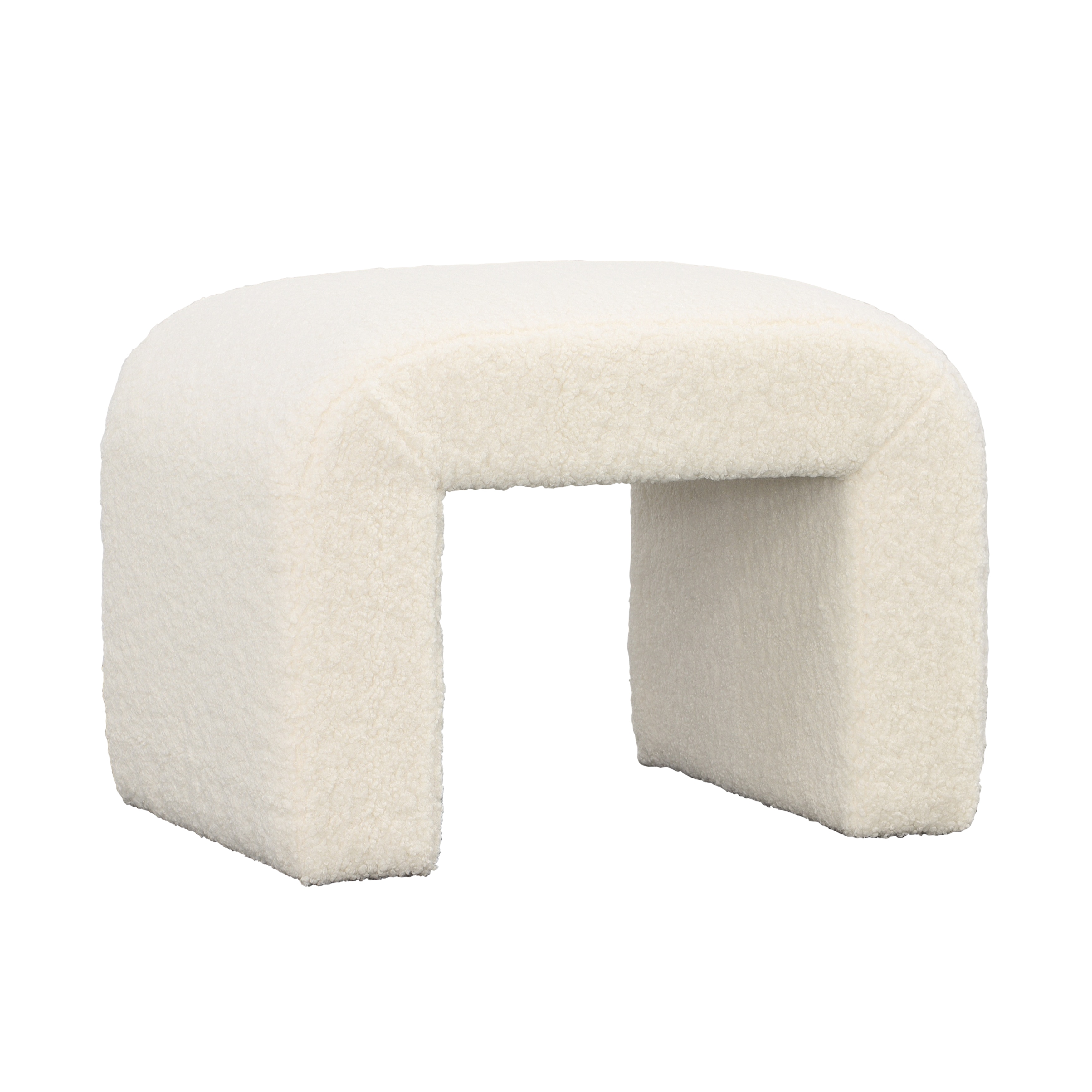 Dovetail Furniture Kenneth Bench Small DOV34029S-CREM