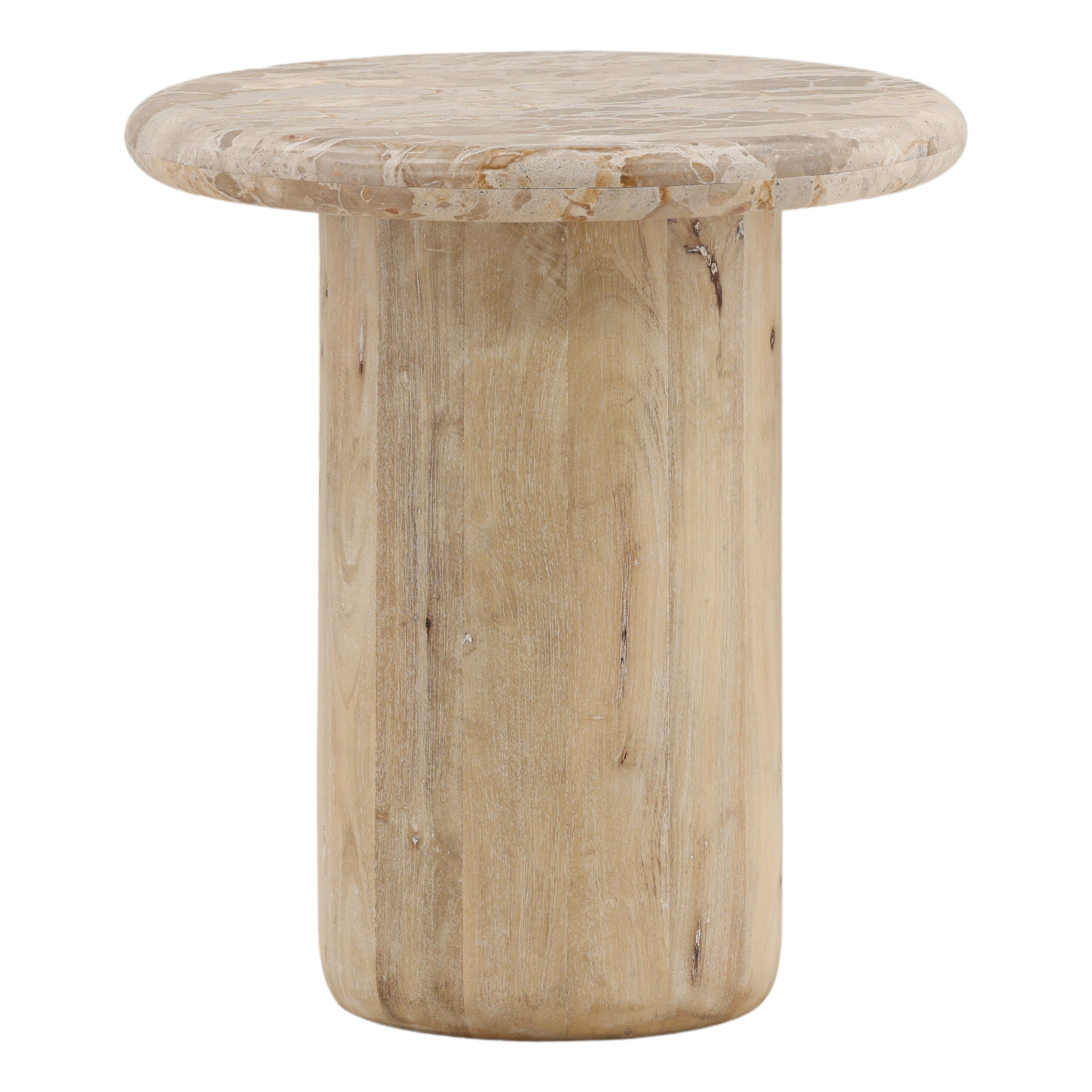 Dovetail Furniture Kiyomi Side Table DOV40117-BEIG
