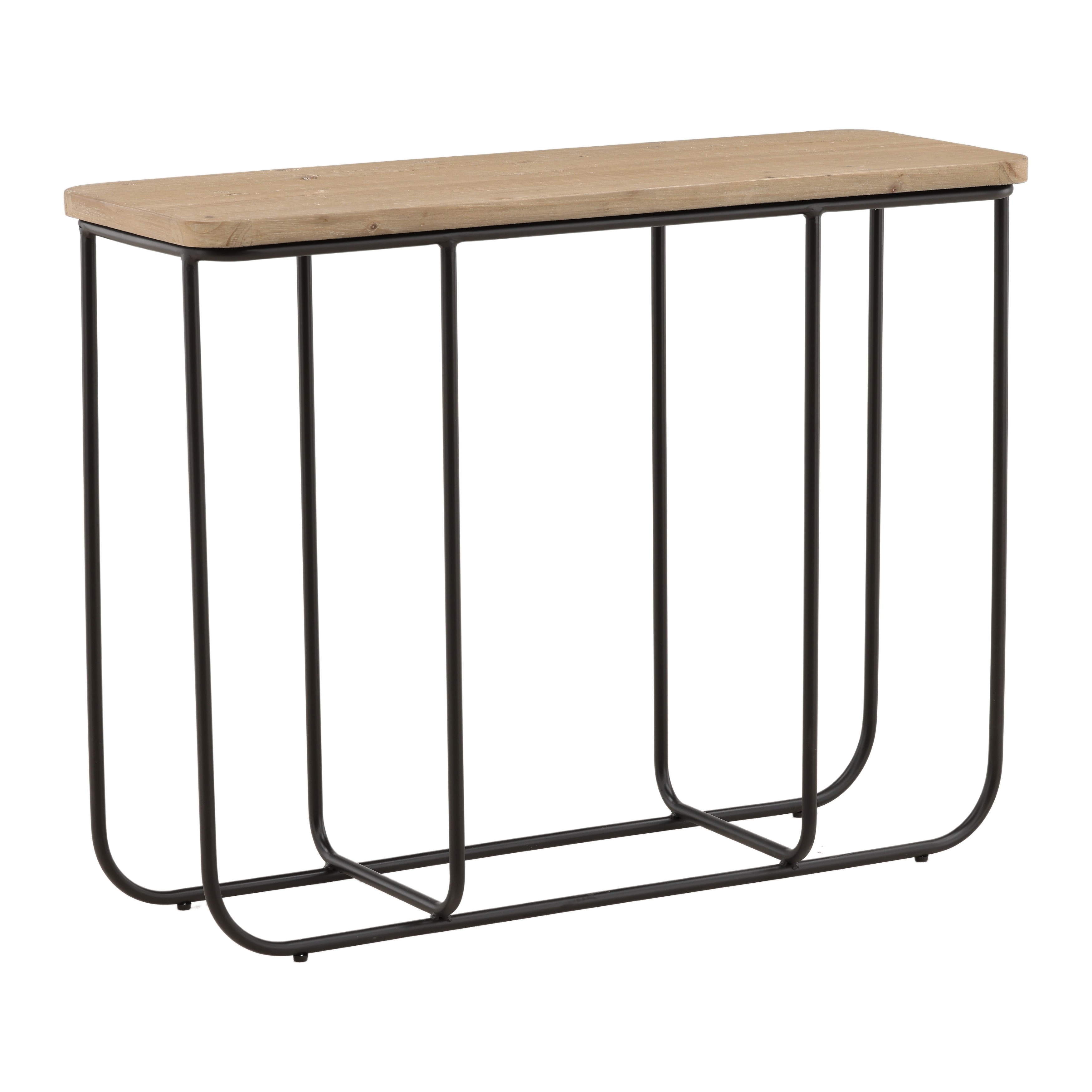 Dovetail Furniture Liron Console Table DOV9845-BRWN