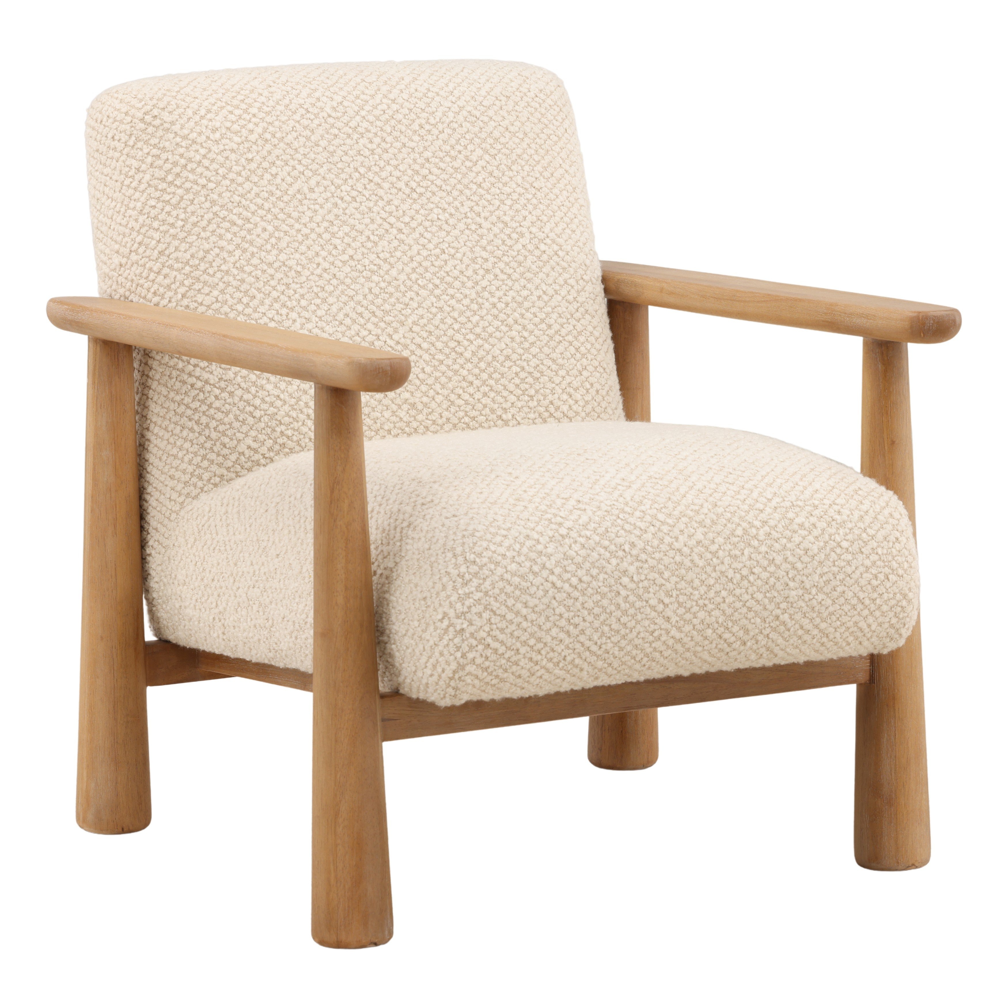 Dovetail Furniture Maddy Occasional Chair DOV89008-CREM
