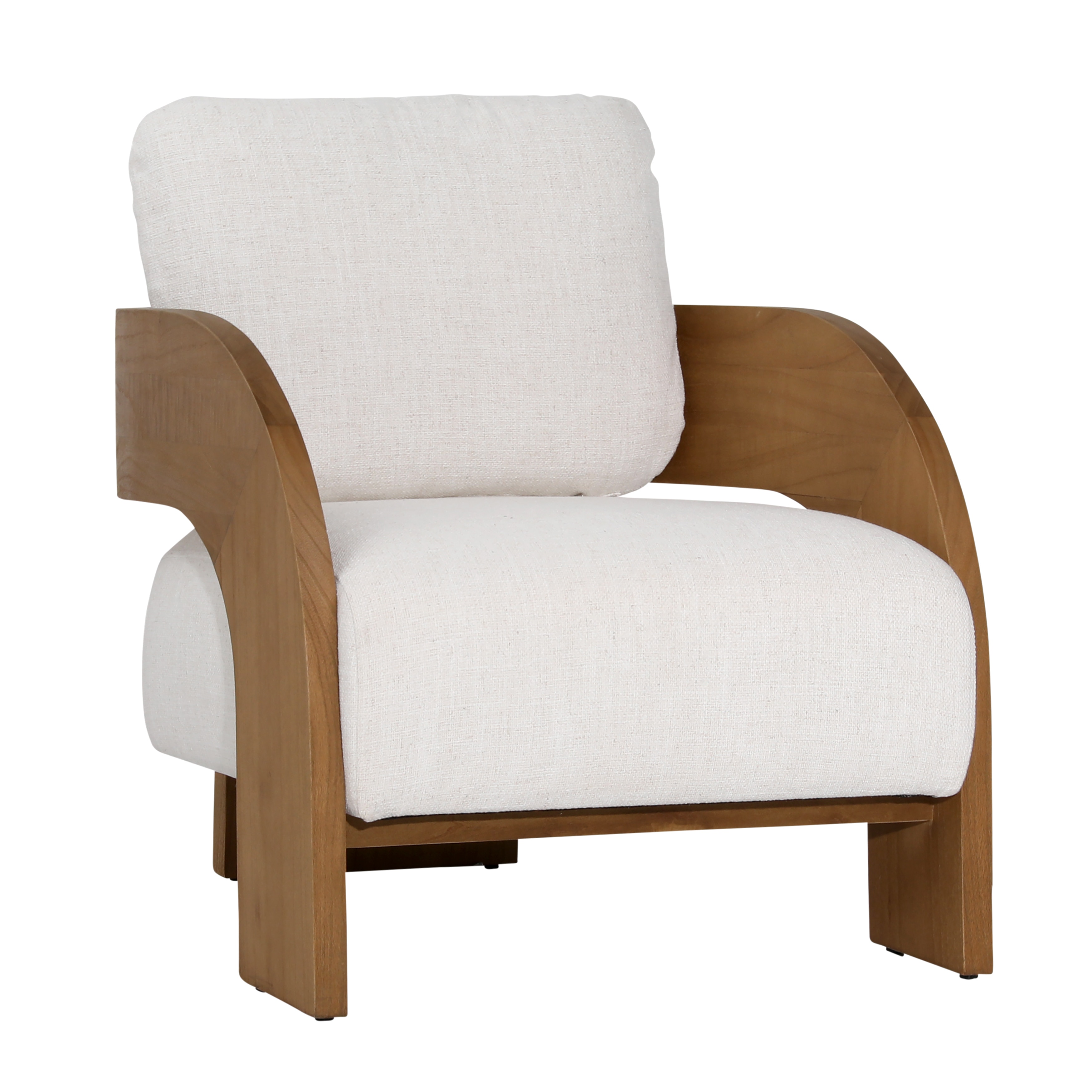 Dovetail Furniture Maravi Occasional Chair DOV11695-BEIG