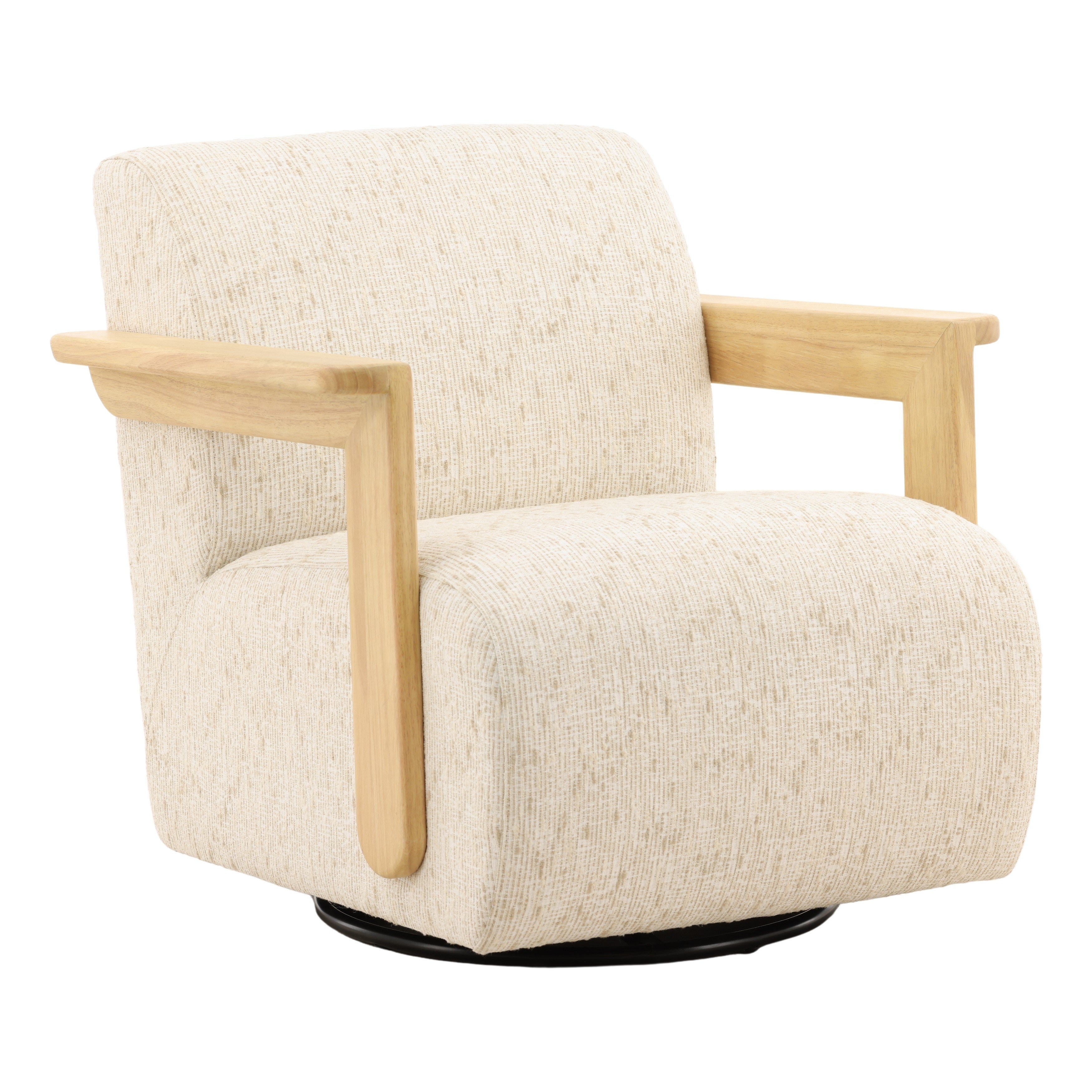 Dovetail Furniture Marcos Glider Chair DOV39021-CREM