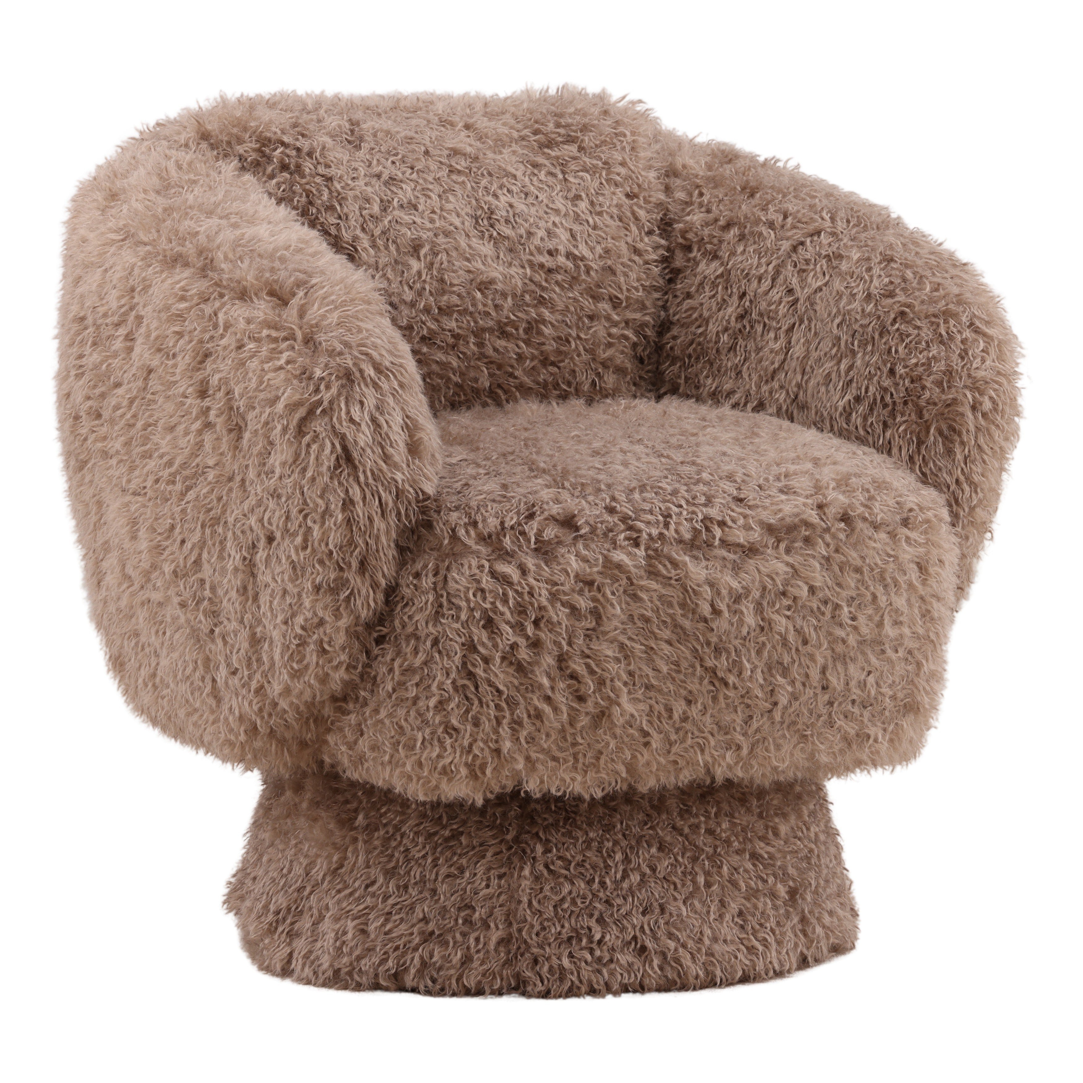 Dovetail Furniture Mariam Swivel Chair DOV94000-TAUP