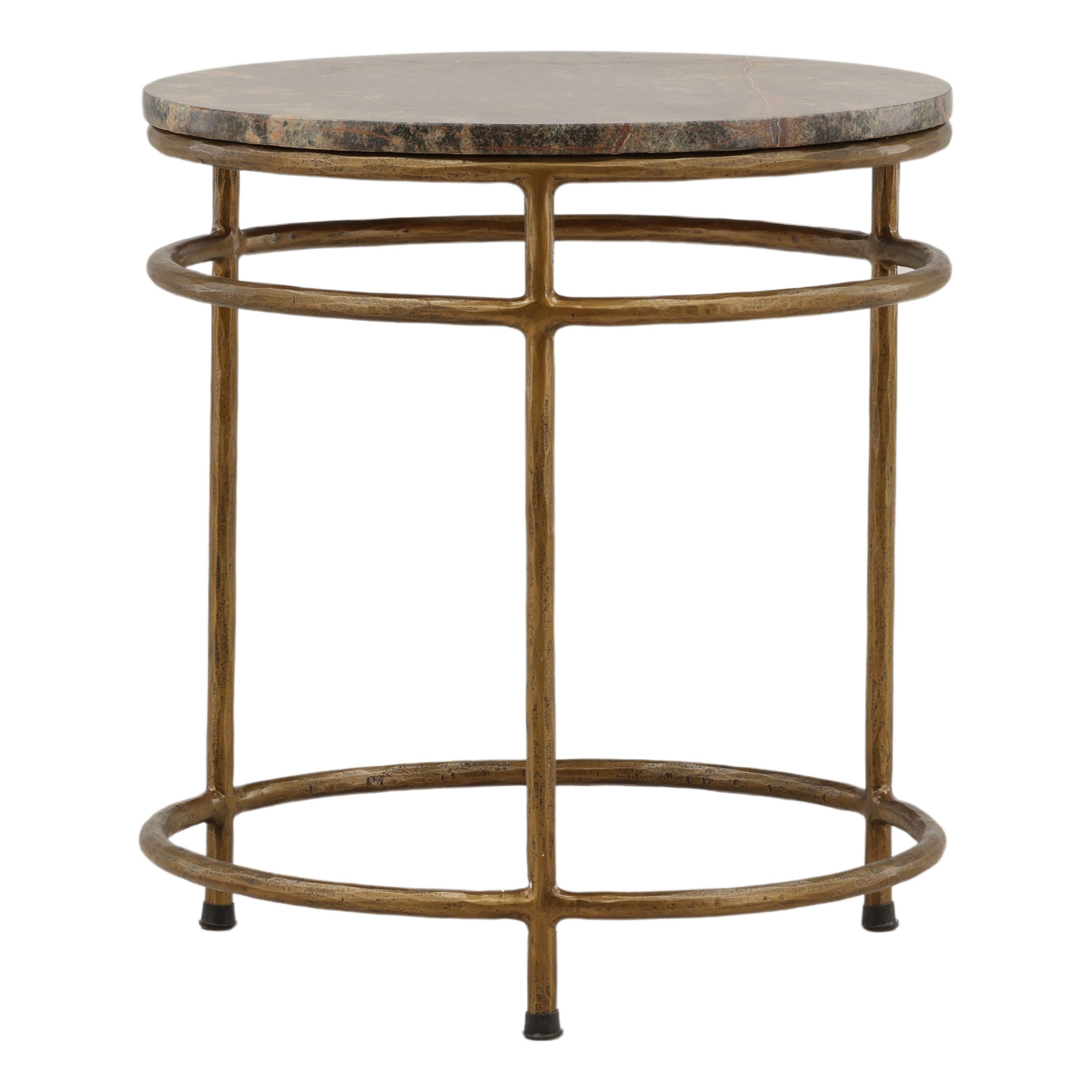 Dovetail Furniture Marston Side Table DOV40147-BRWN