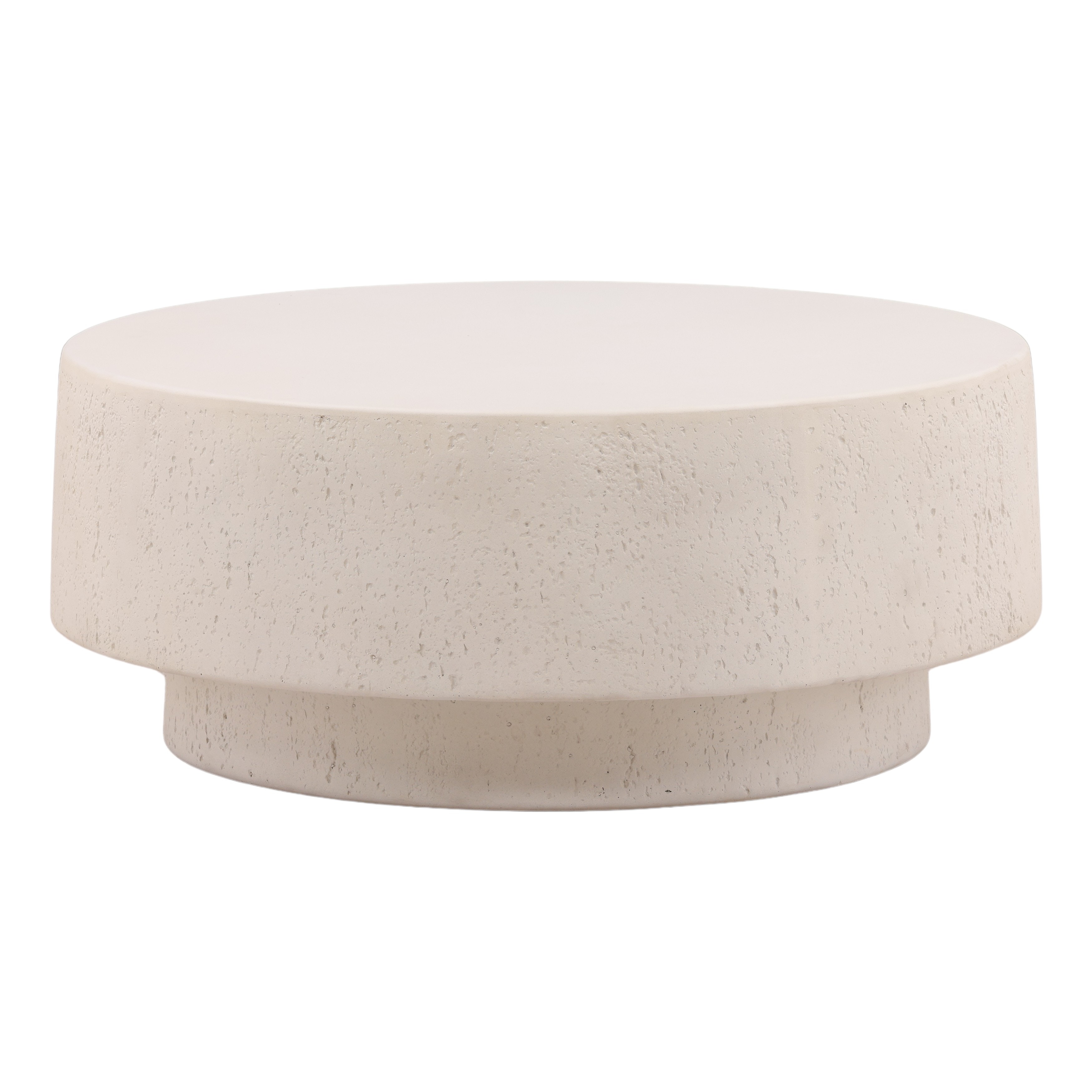 Dovetail Furniture Millstone Coffee Table DOV14525-IVRY