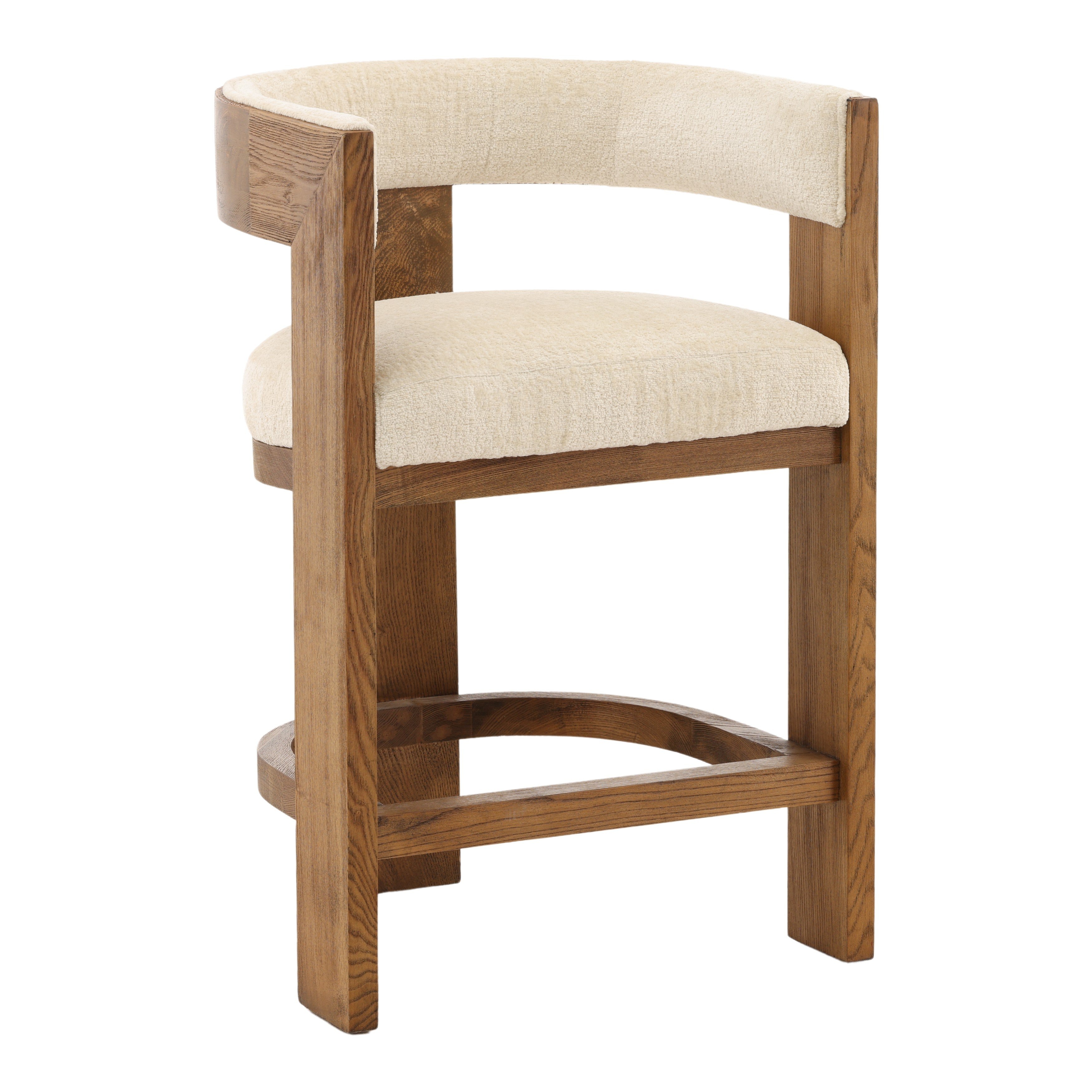 Dovetail Furniture Nadia Counter Stool DOV34075-CREM