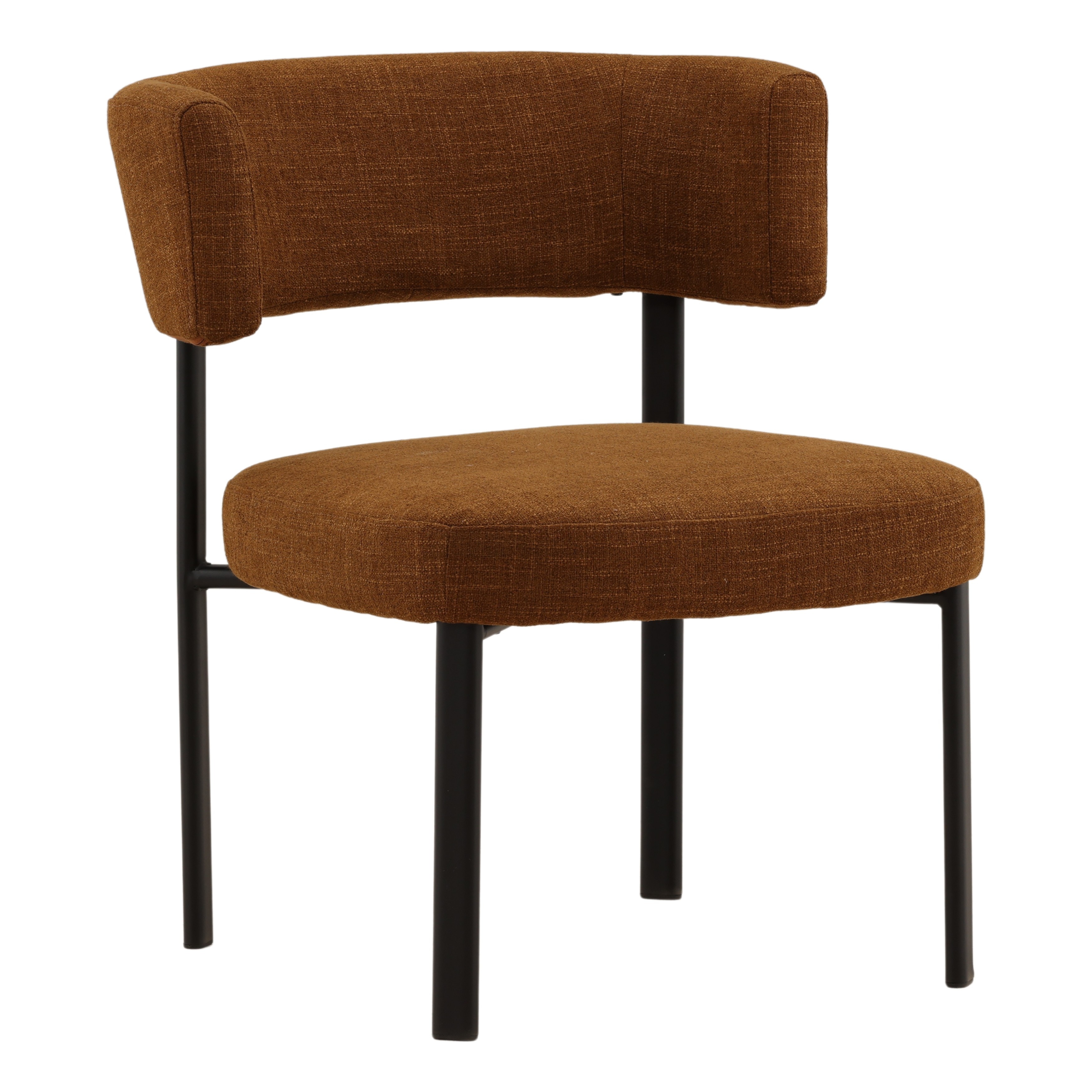 Dovetail Furniture Naiara Dining Chair DOV23026-BRWN