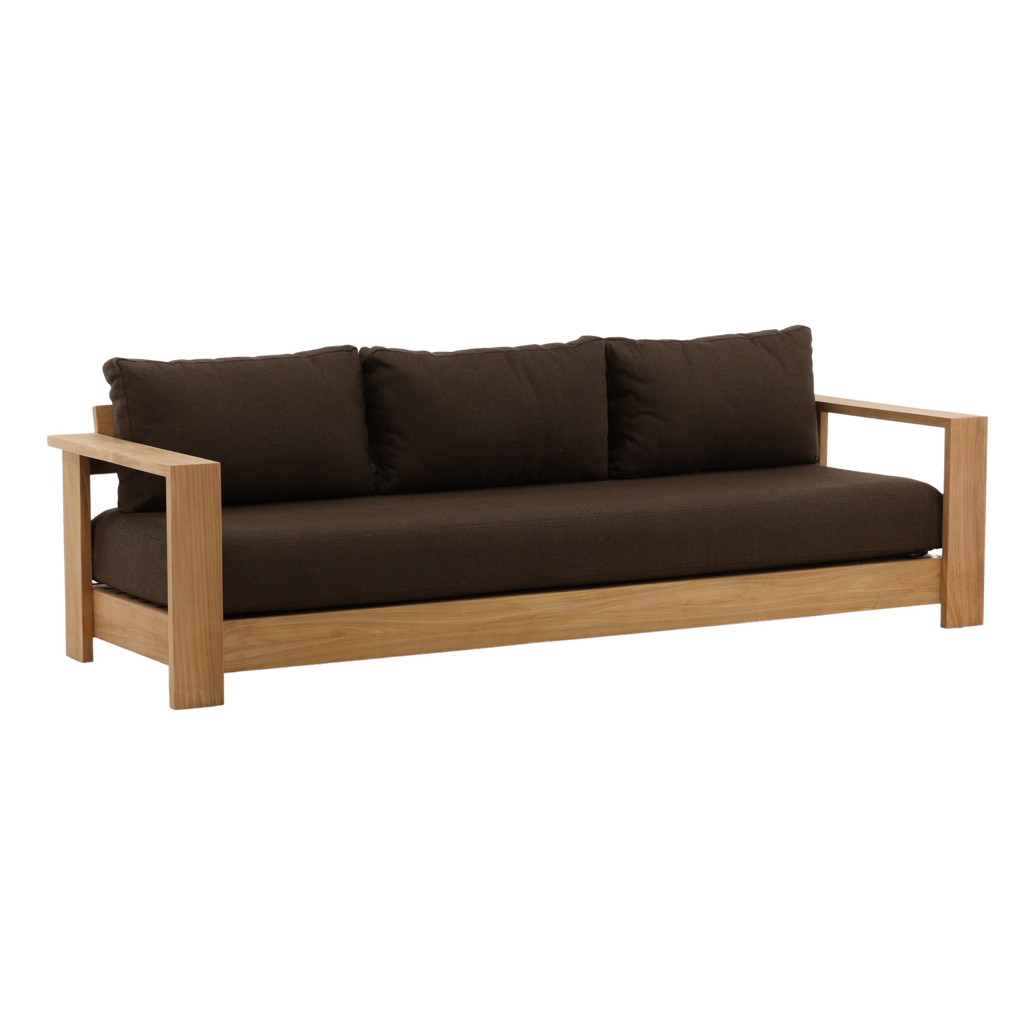 Dovetail Furniture Naya Outdoor Sofa DOV7813-BRWN