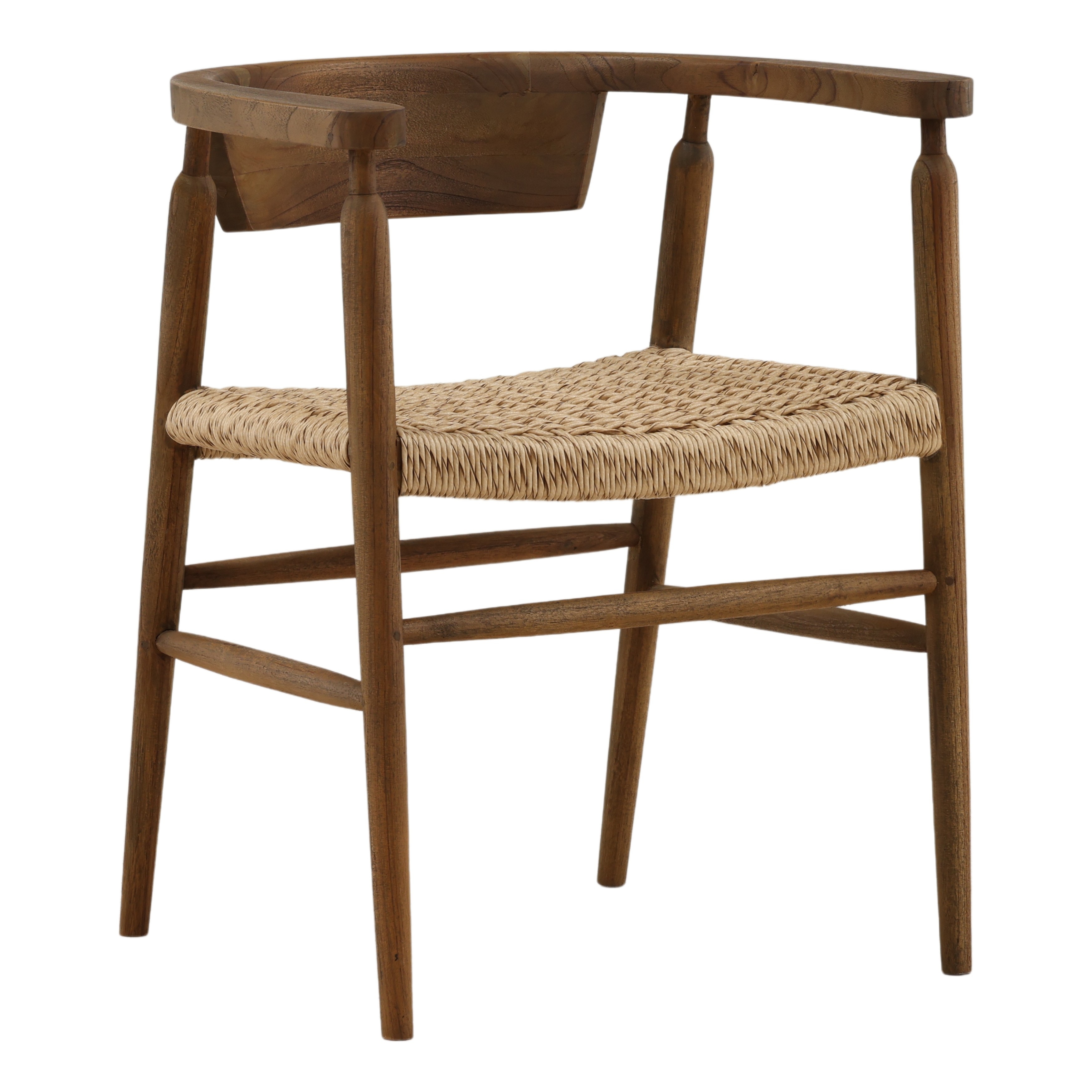 Dovetail Furniture Nevin Dining Chair DOV37025-BRWN