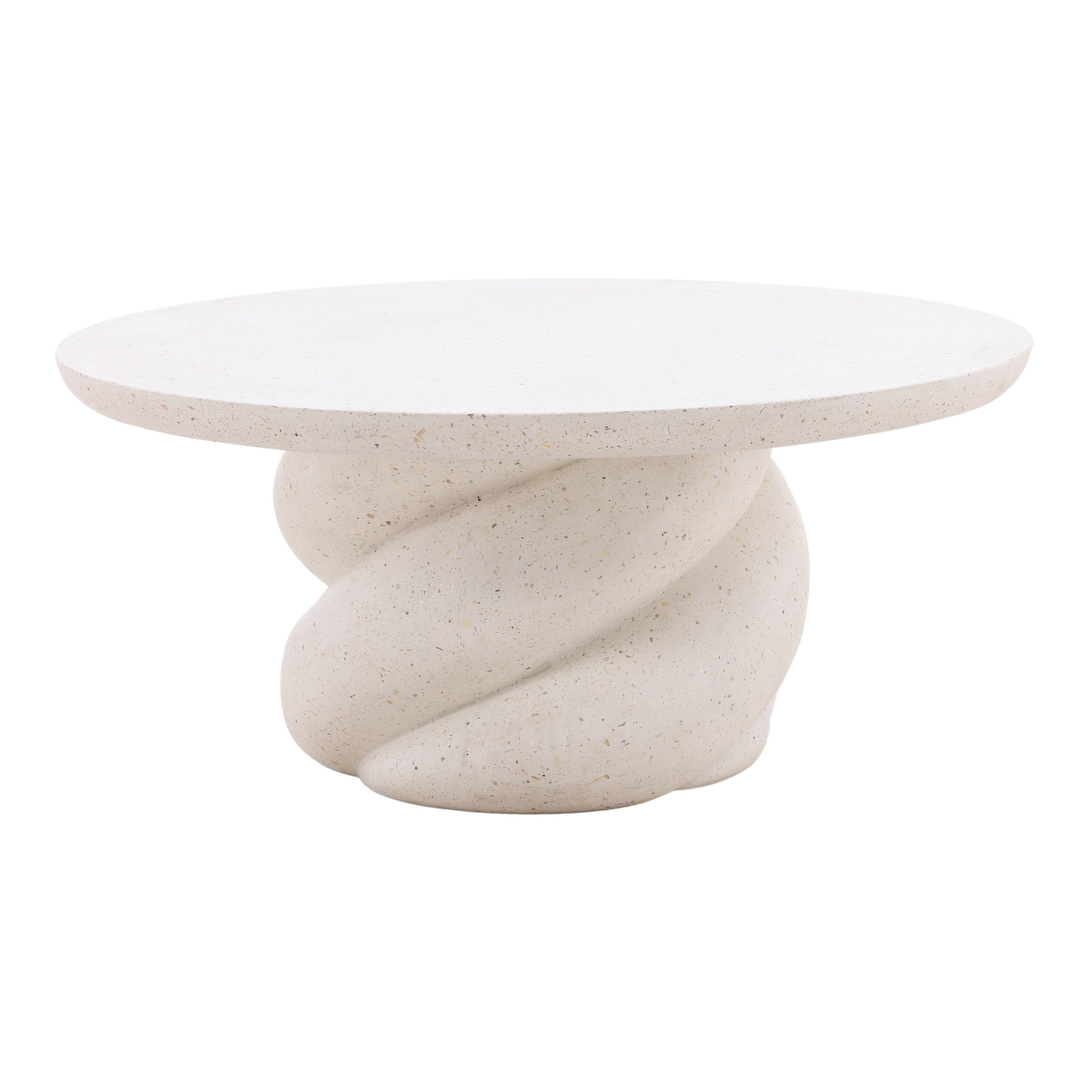 Dovetail Furniture Nidia Outdoor Coffee Table DOV26103-IVRY