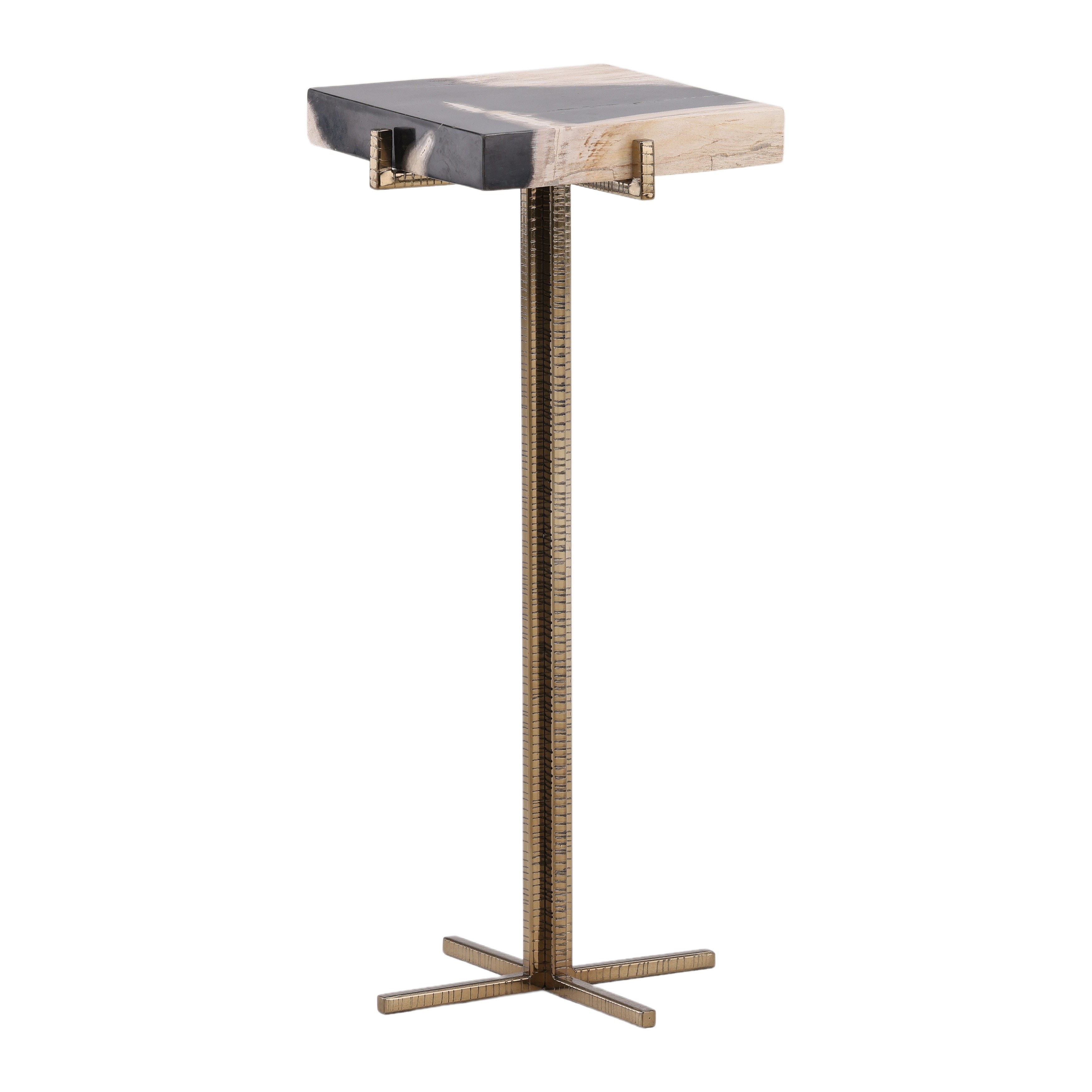 Dovetail Furniture Nyssa Side Table DOV22027-NABK