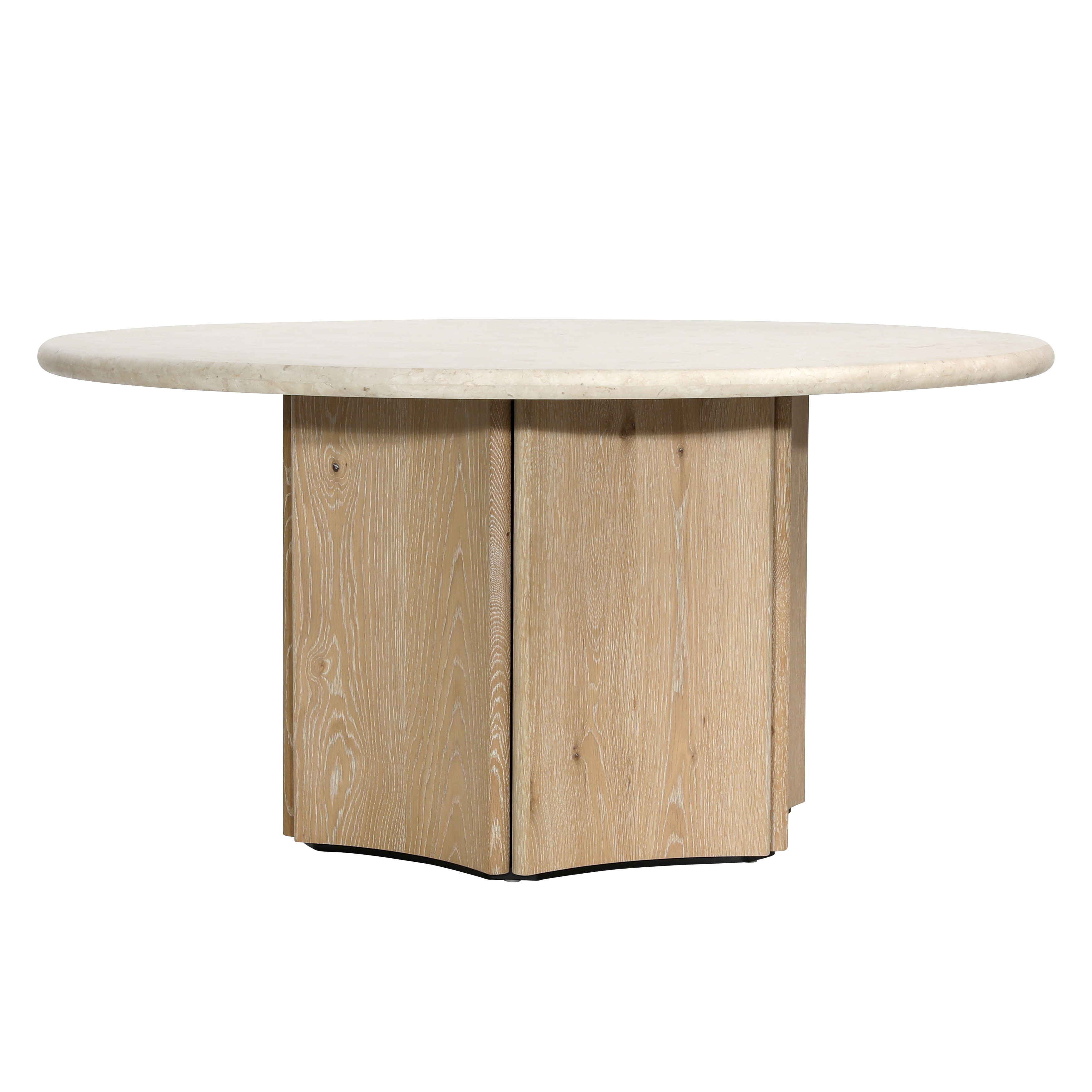 Dovetail Furniture Oja Round Dining Table DOV73002-NATL