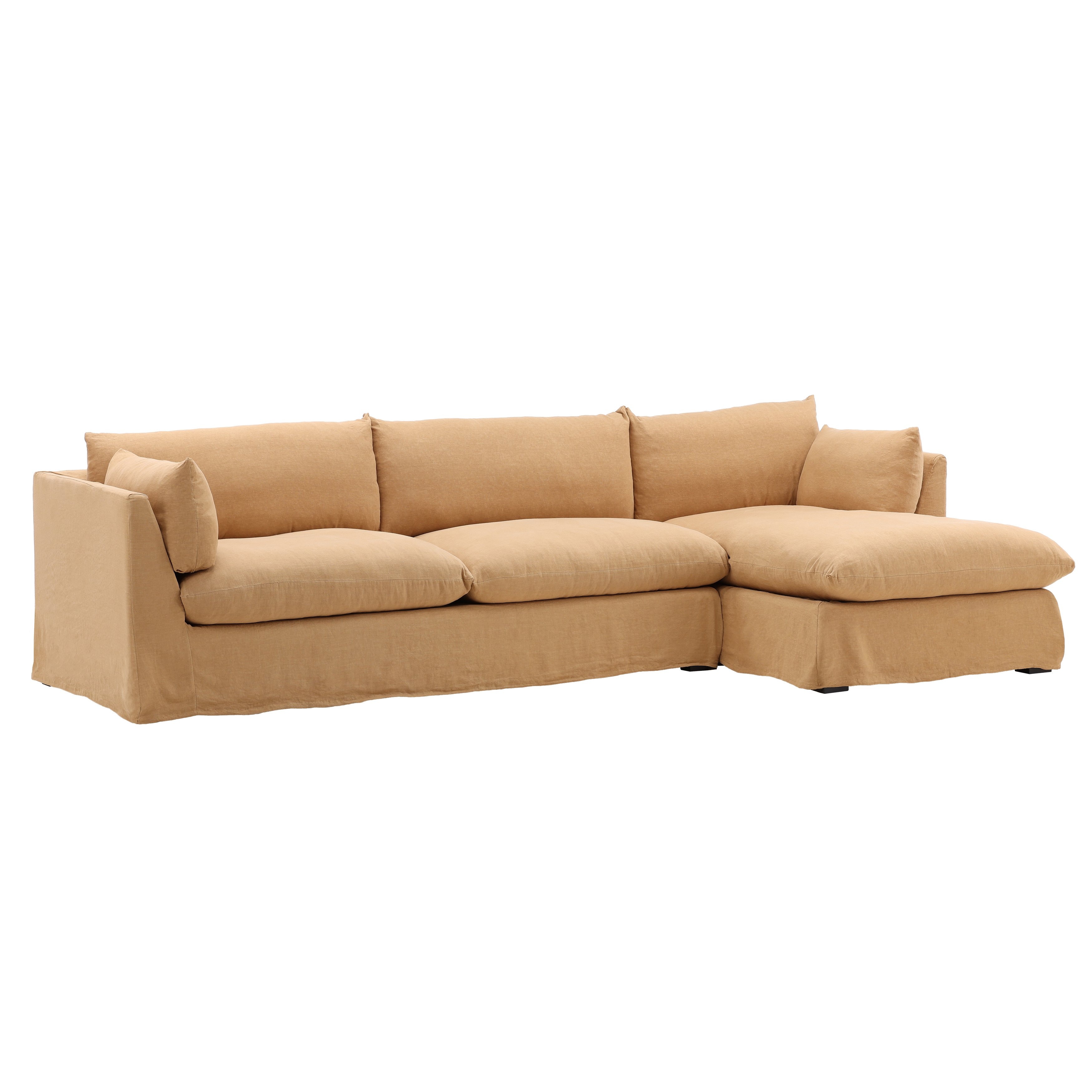 Dovetail Furniture Otis 2 Piece Chaise Sectional DOV79025R-FRAME