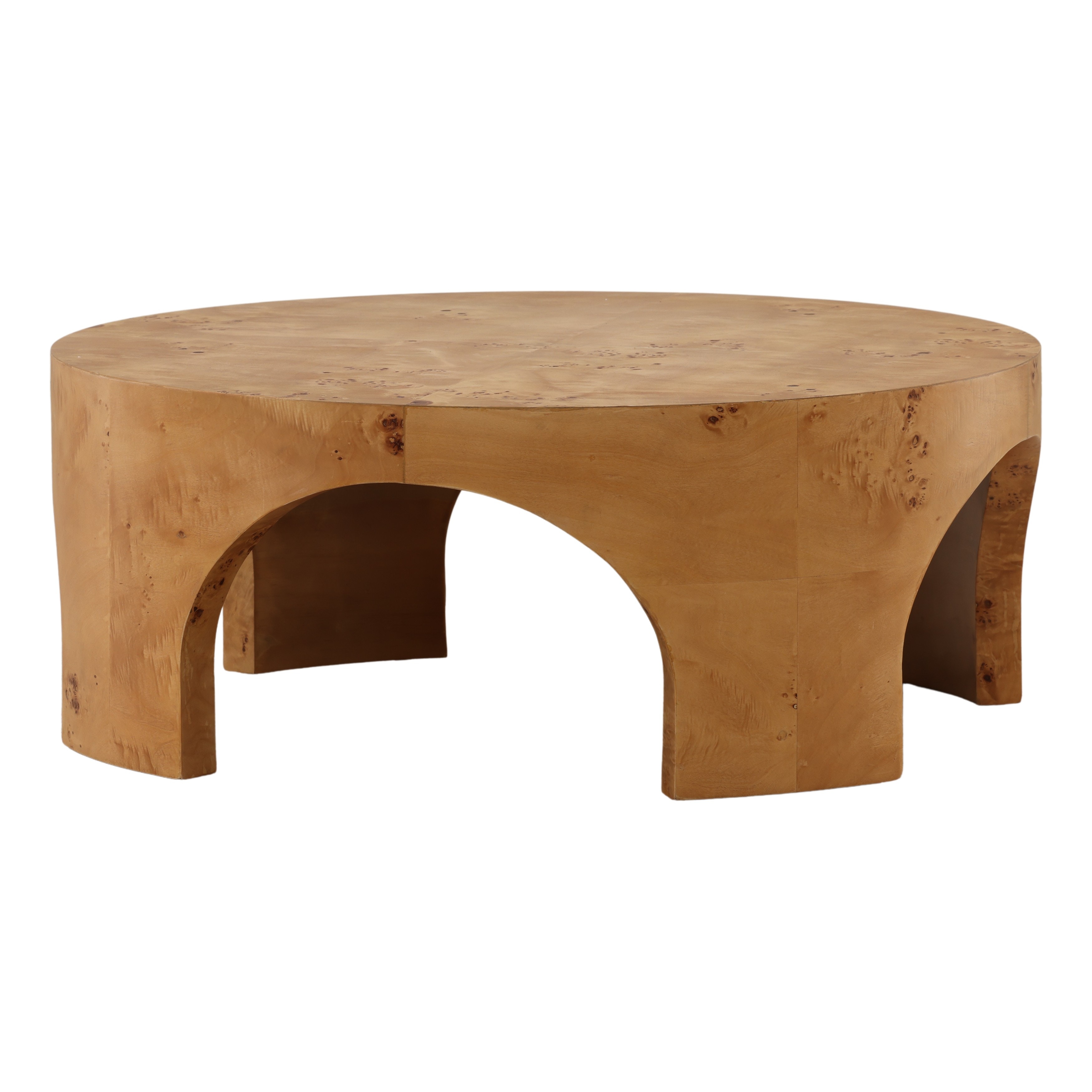 Dovetail Furniture Paulette Coffee Table DOV18061-BURL