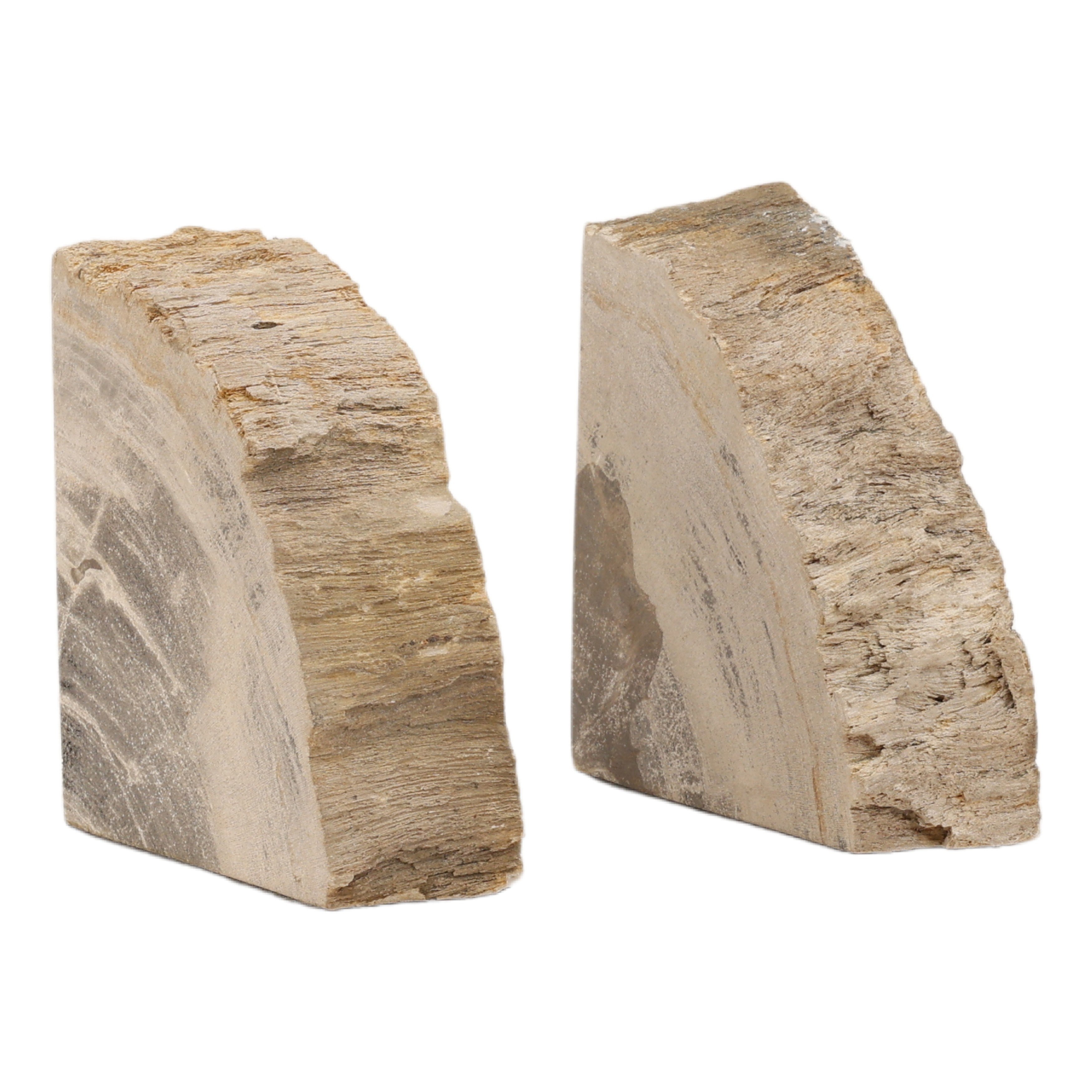 Dovetail Furniture Pedroso Bookend Set of 2 DOV22067-NATL