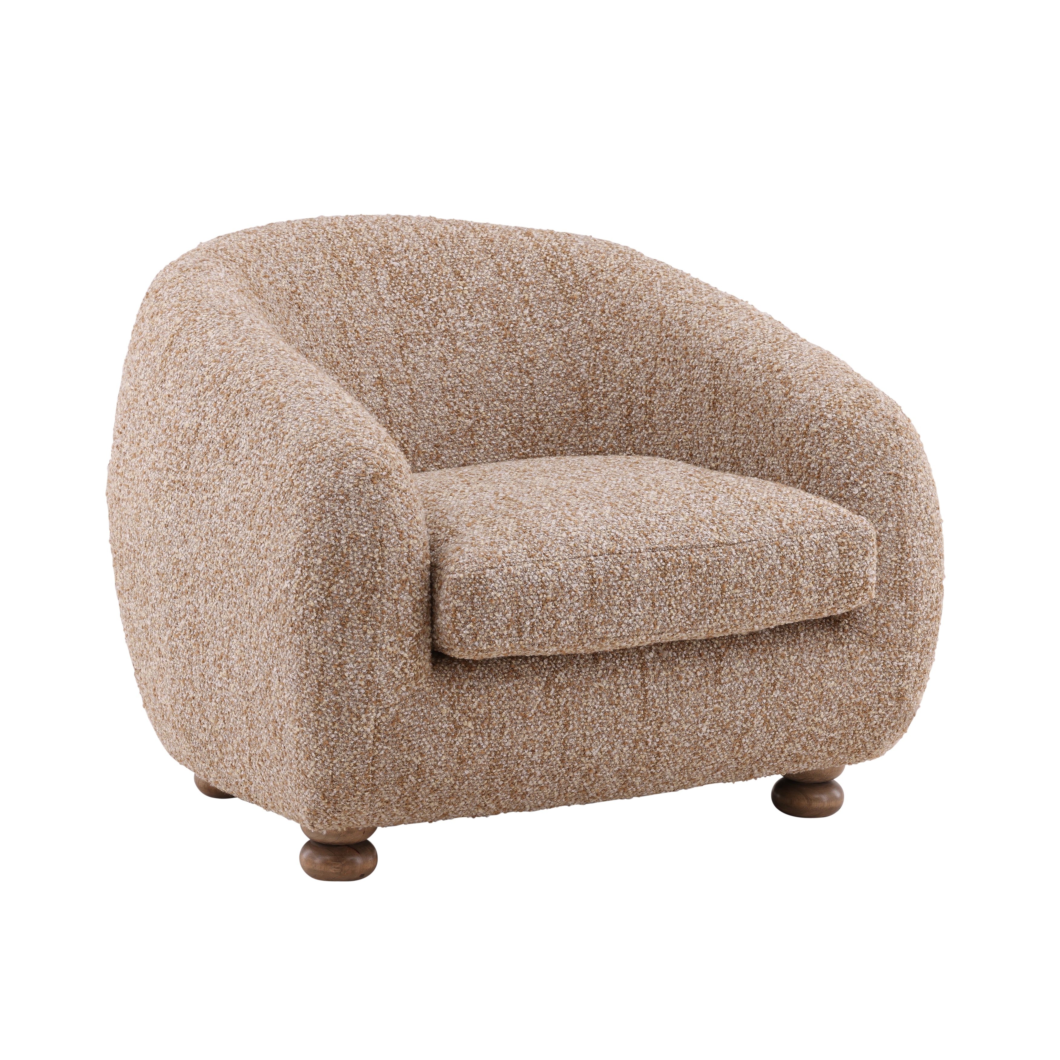 Dovetail Furniture Peggy Occasional Chair DOV34062-BRWN
