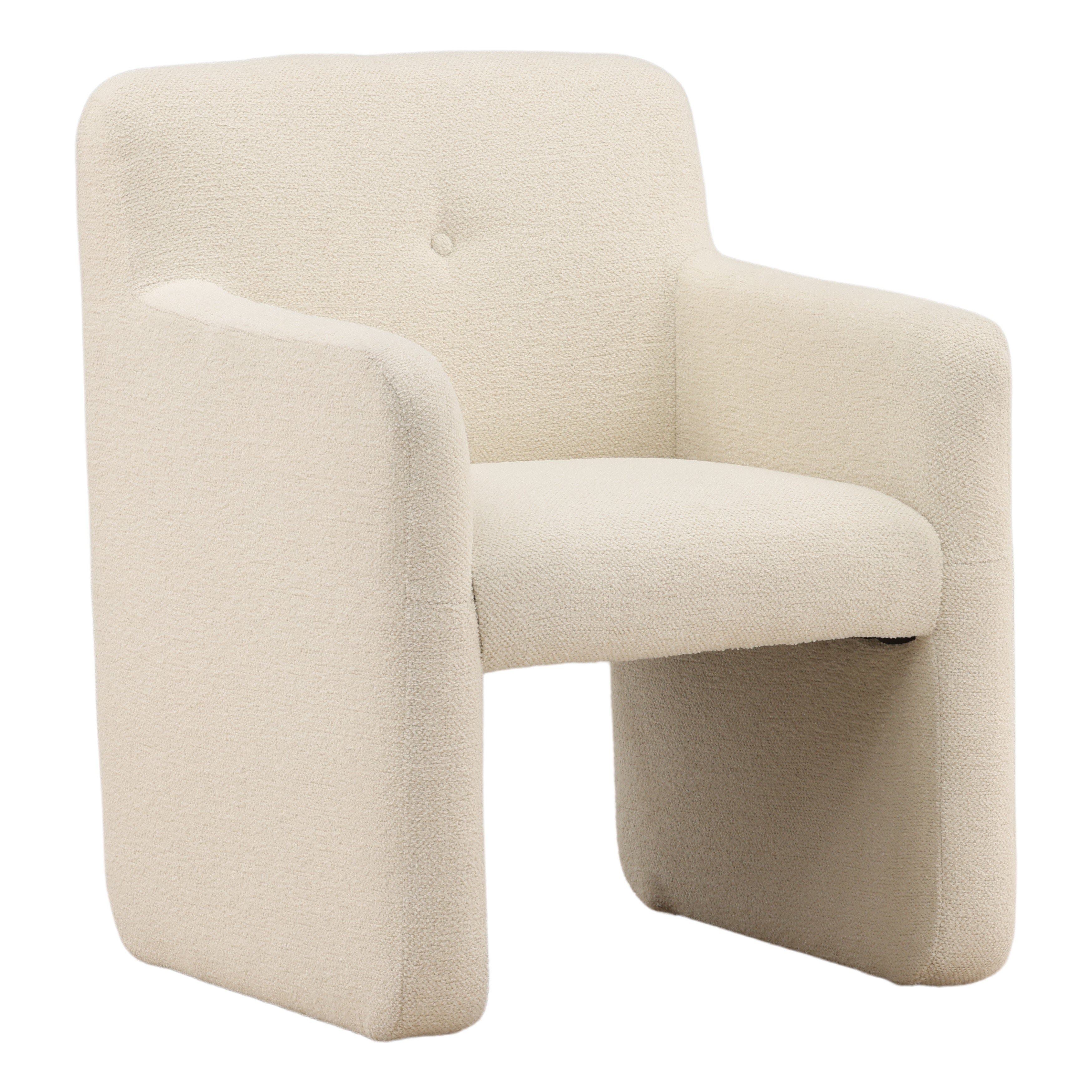 Dovetail Furniture Pippy Dining Chair DOV34088-CREM