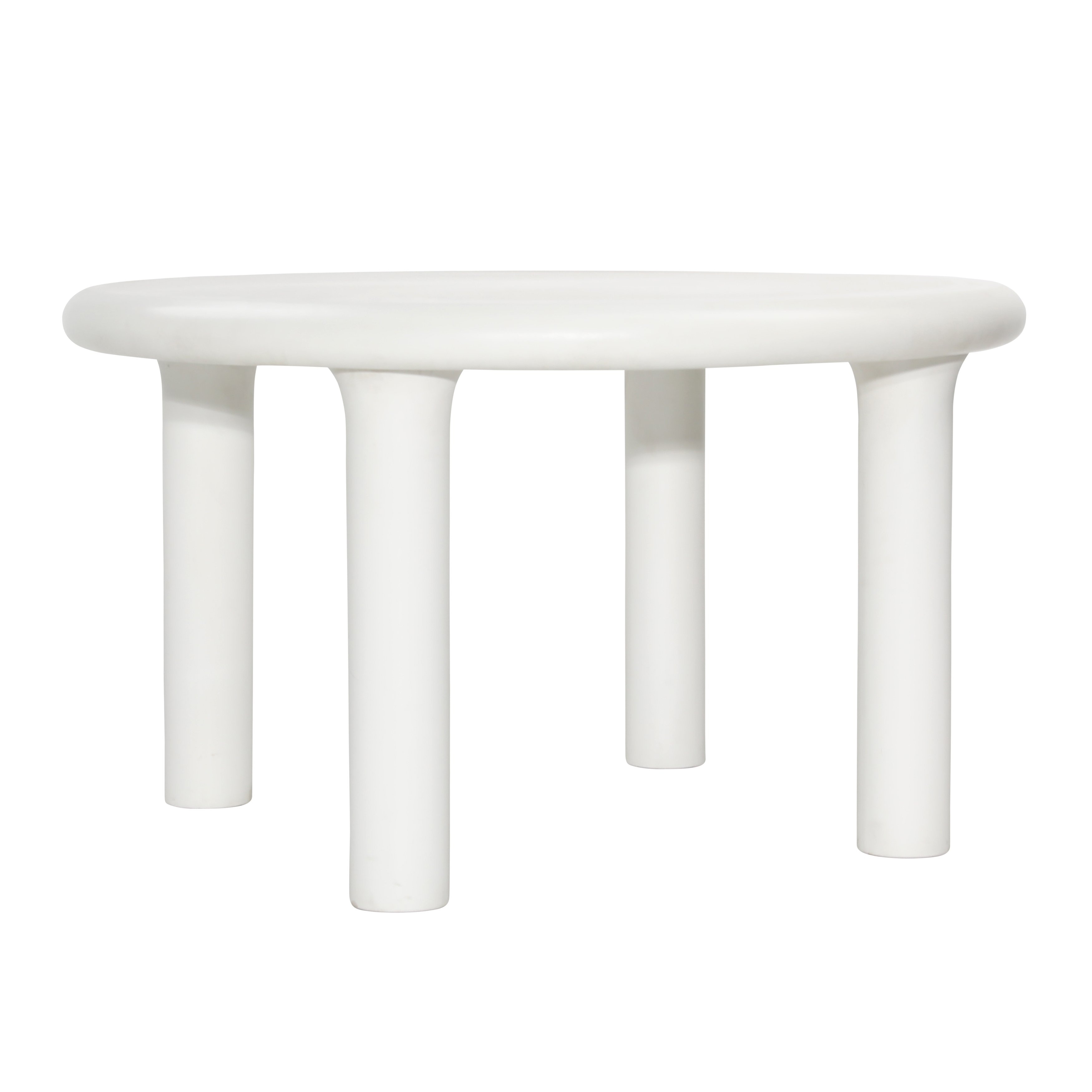 Dovetail Furniture Robson Outdoor Dining Table DOV24109-WHIT