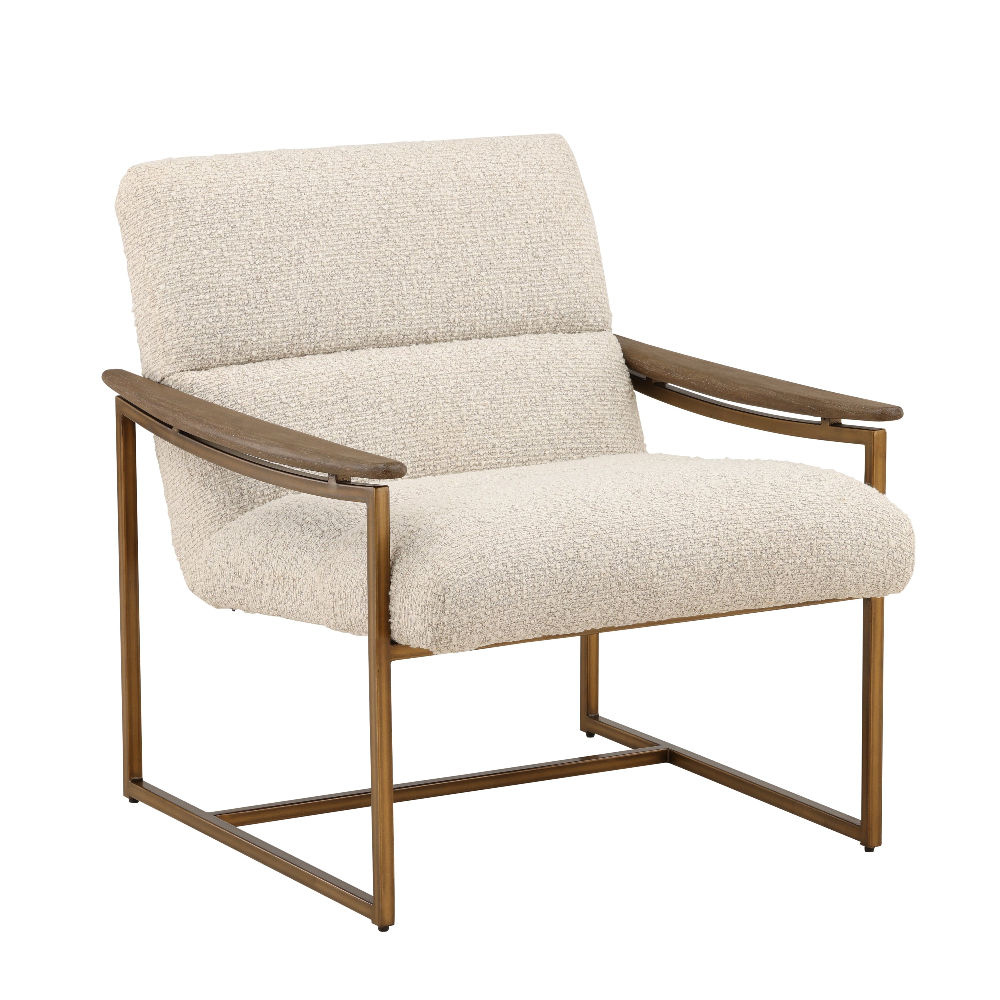 Dovetail Furniture Rue Occasional Chair DOV11716-CREM