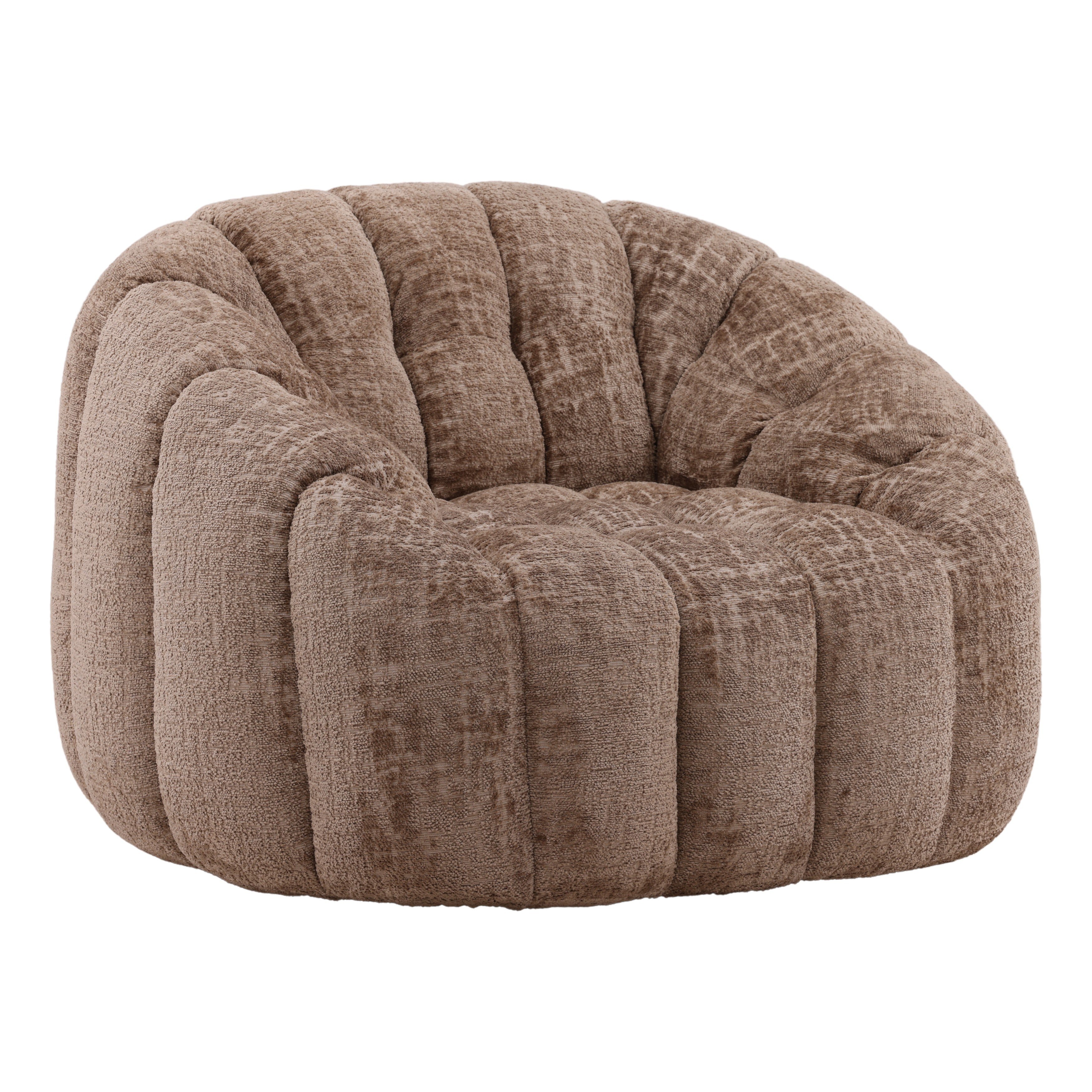 Dovetail Furniture Rume Swivel Chair DOV94003-BRWN