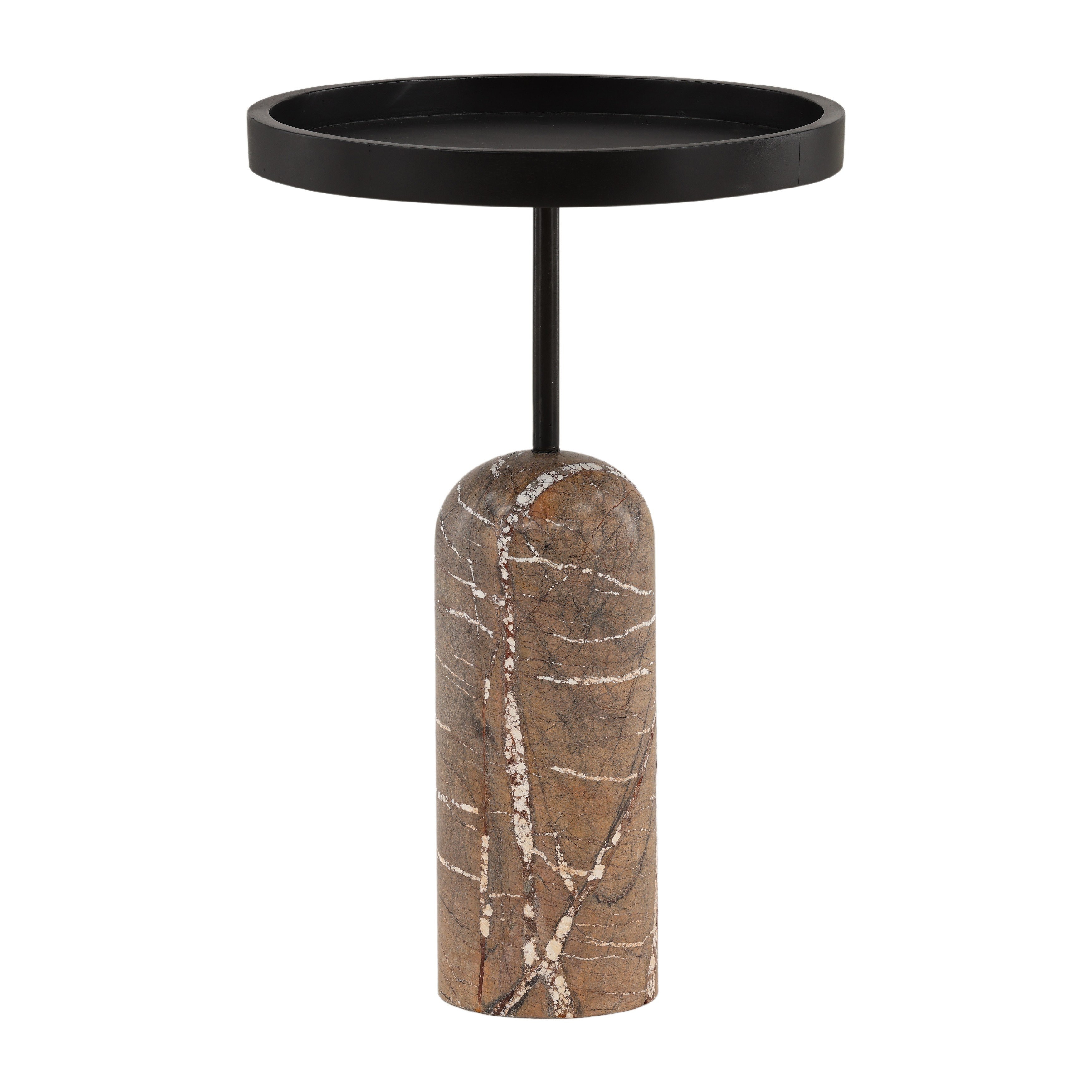 Dovetail Furniture Saul Side Table BB298-BRWN