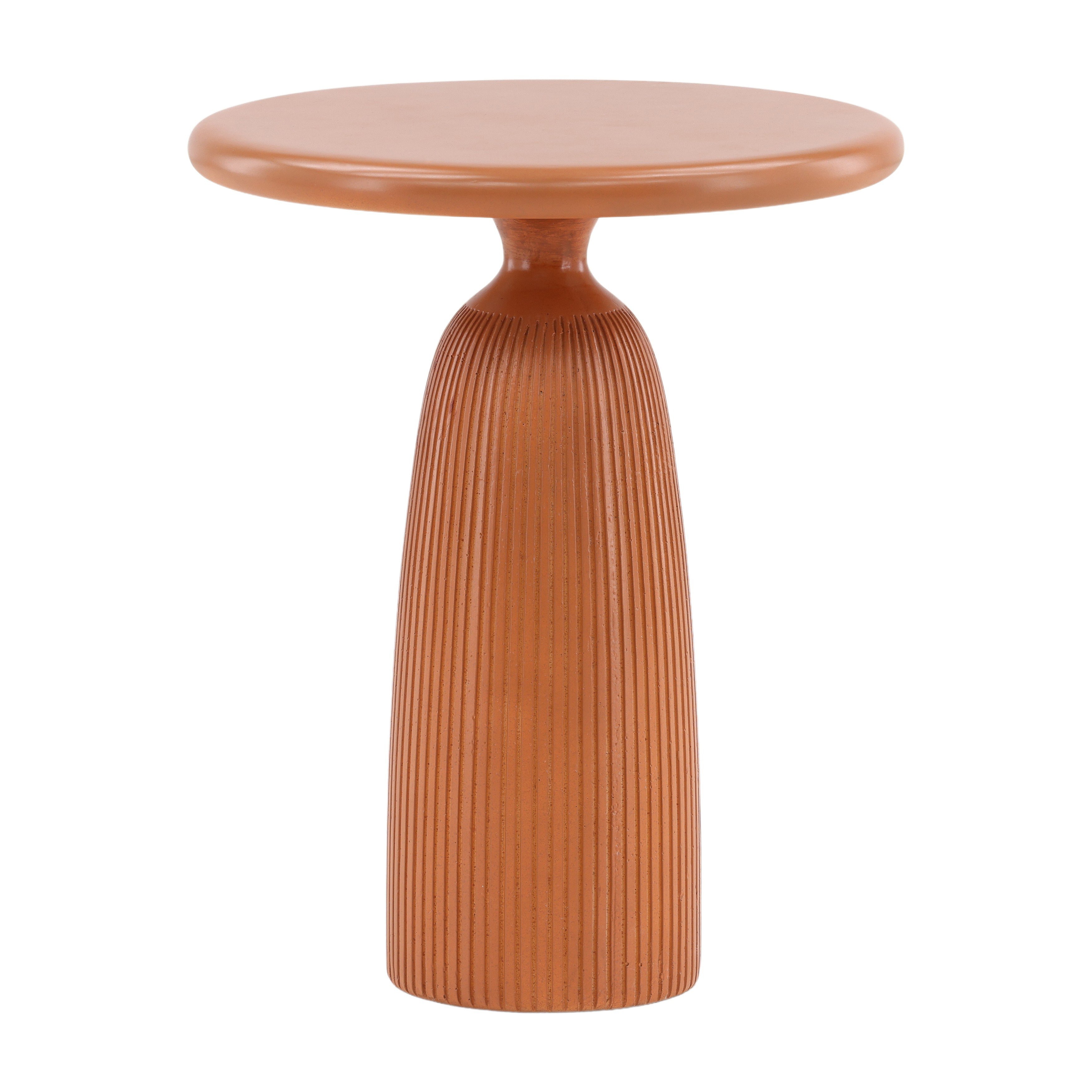 Dovetail Furniture Sean Side Table DOV24163-BRWN-LG