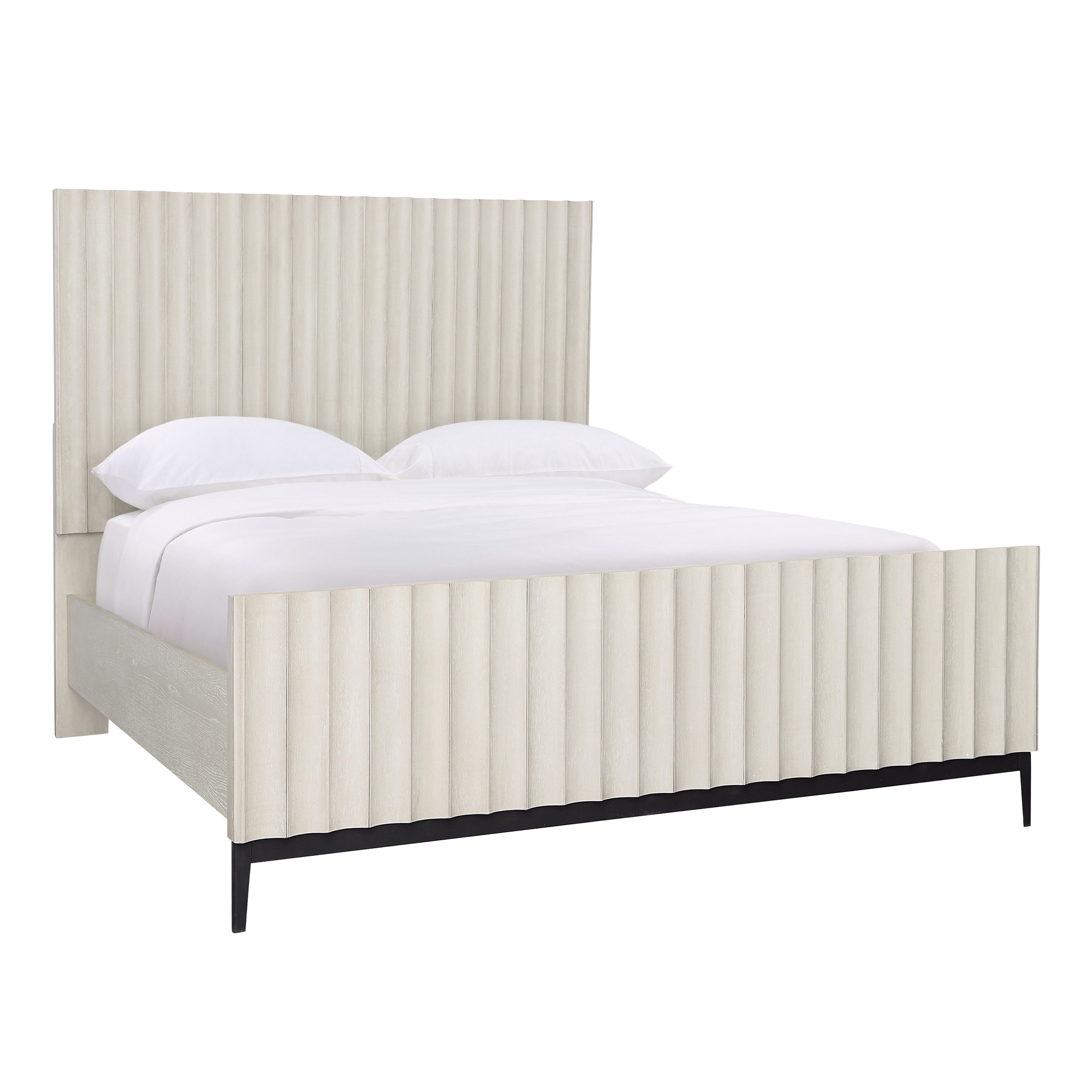 Dovetail Furniture Silvia Bed DOV18166Q-LTGY