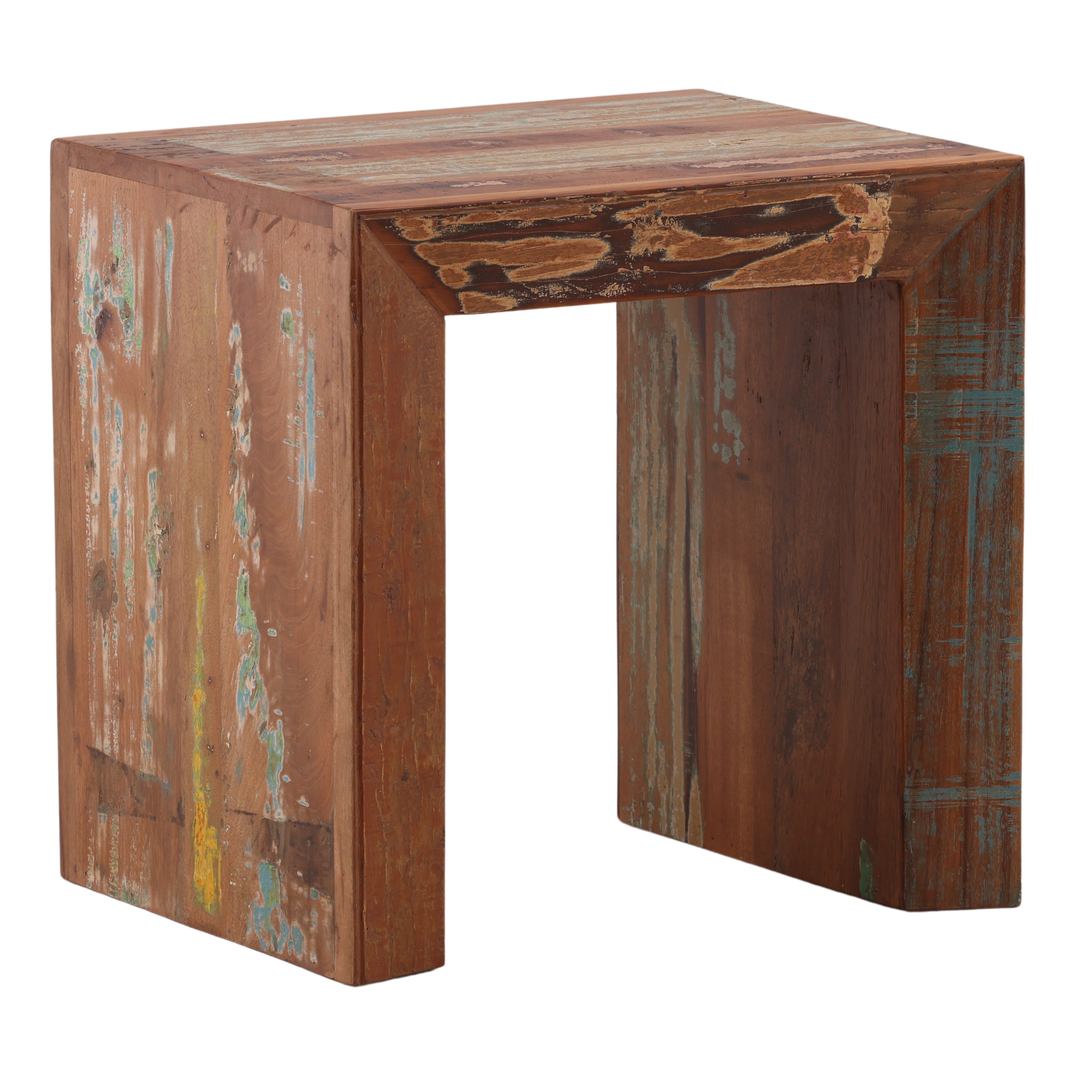 Dovetail Furniture Sylvan Side Table DOV46028-BRWN
