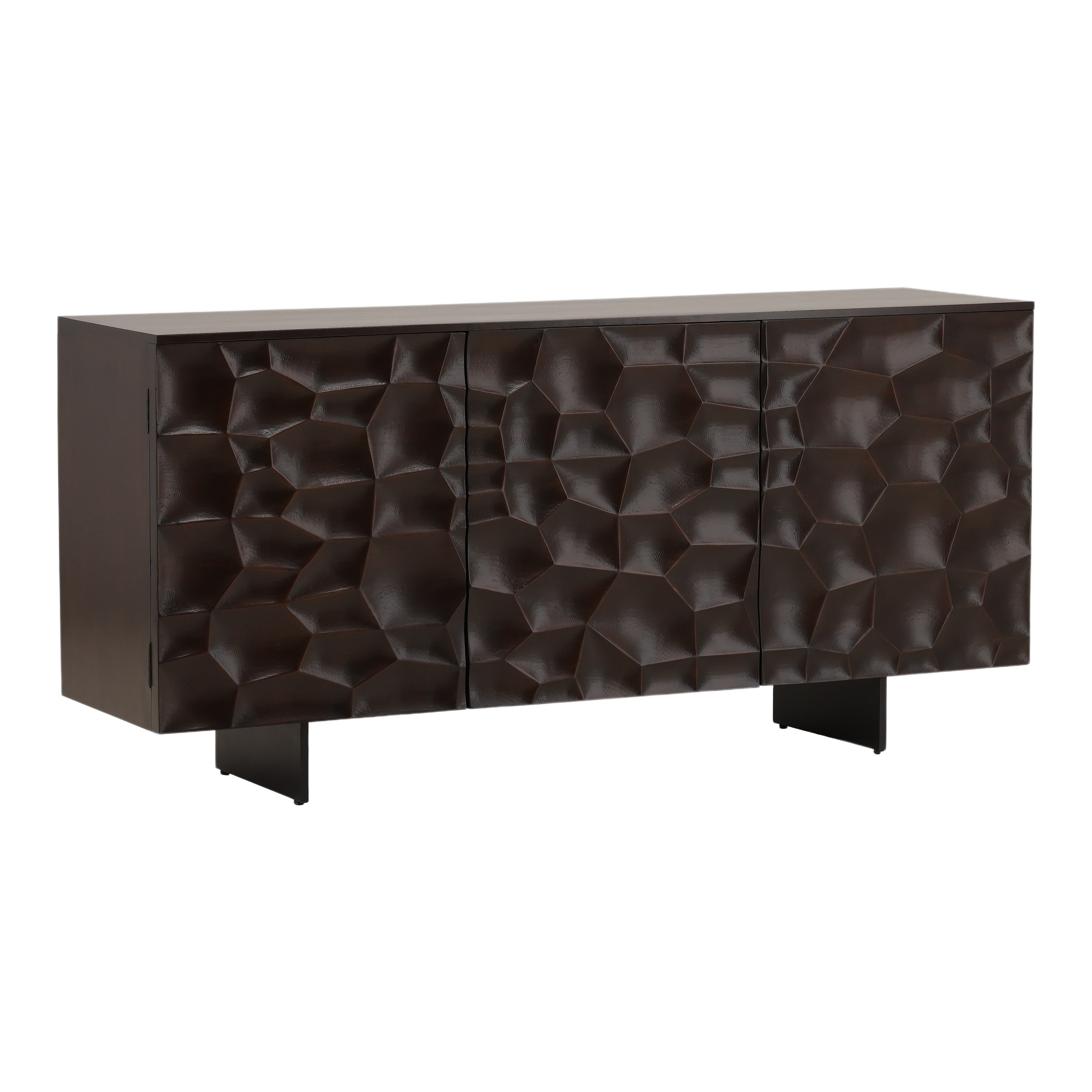 Dovetail Furniture Tavian Sideboard DOV16505-BRWN