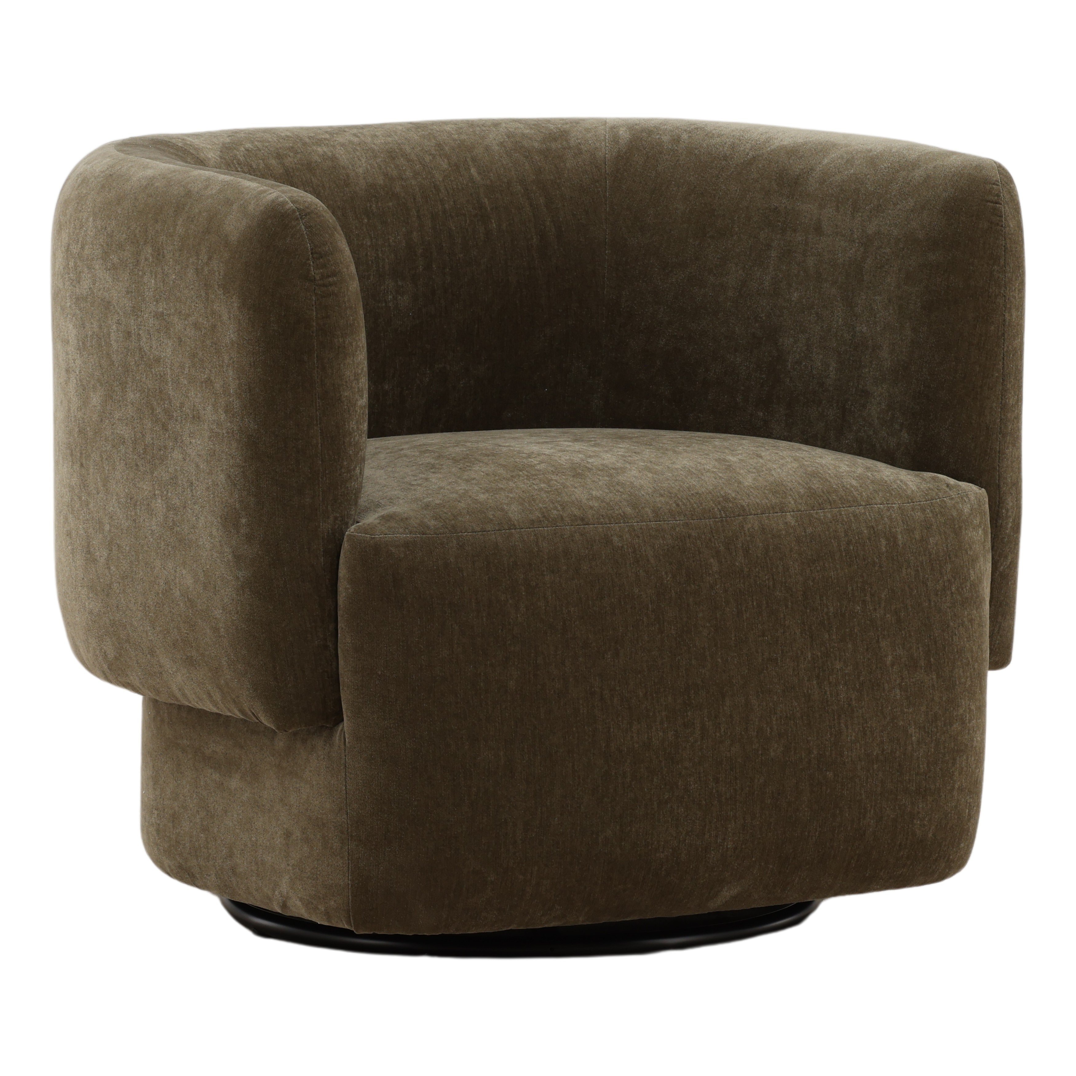 Dovetail Furniture Toph Swivel Chair DOV89015-OLIV
