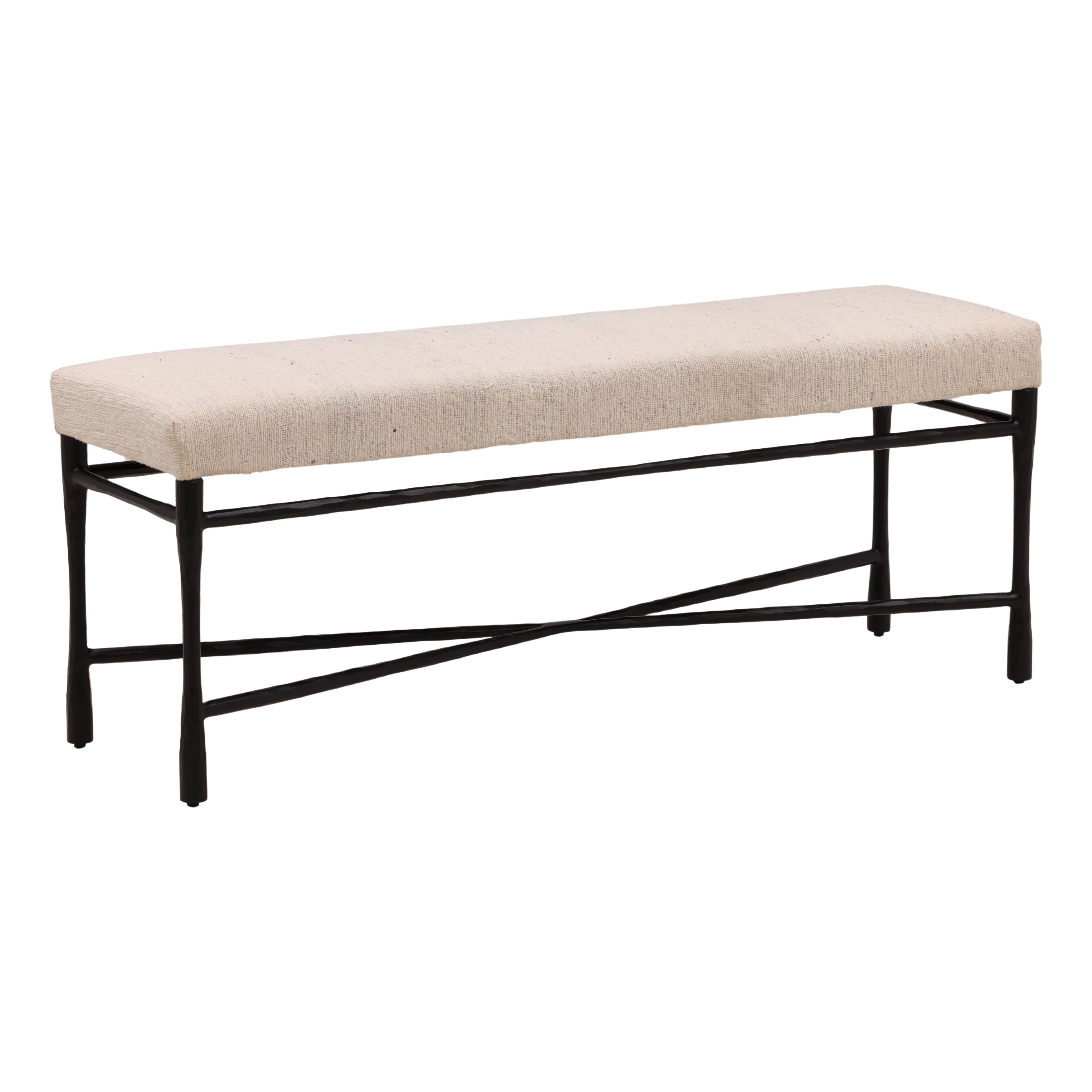 Dovetail Furniture Trystan Bench DOV49010-CREM