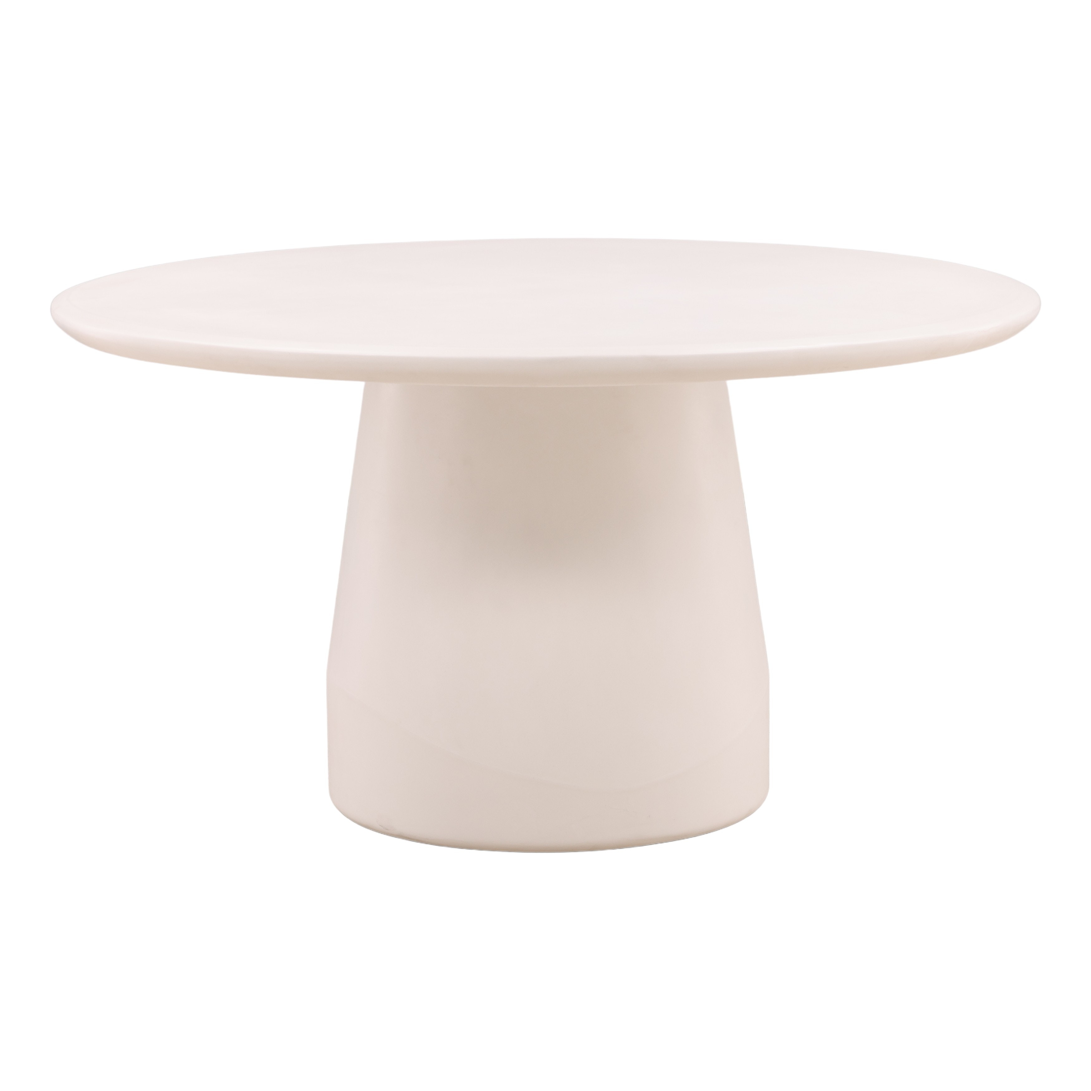 Dovetail Furniture Turell Round Outdoor Dining Table DOV24171-IVRY