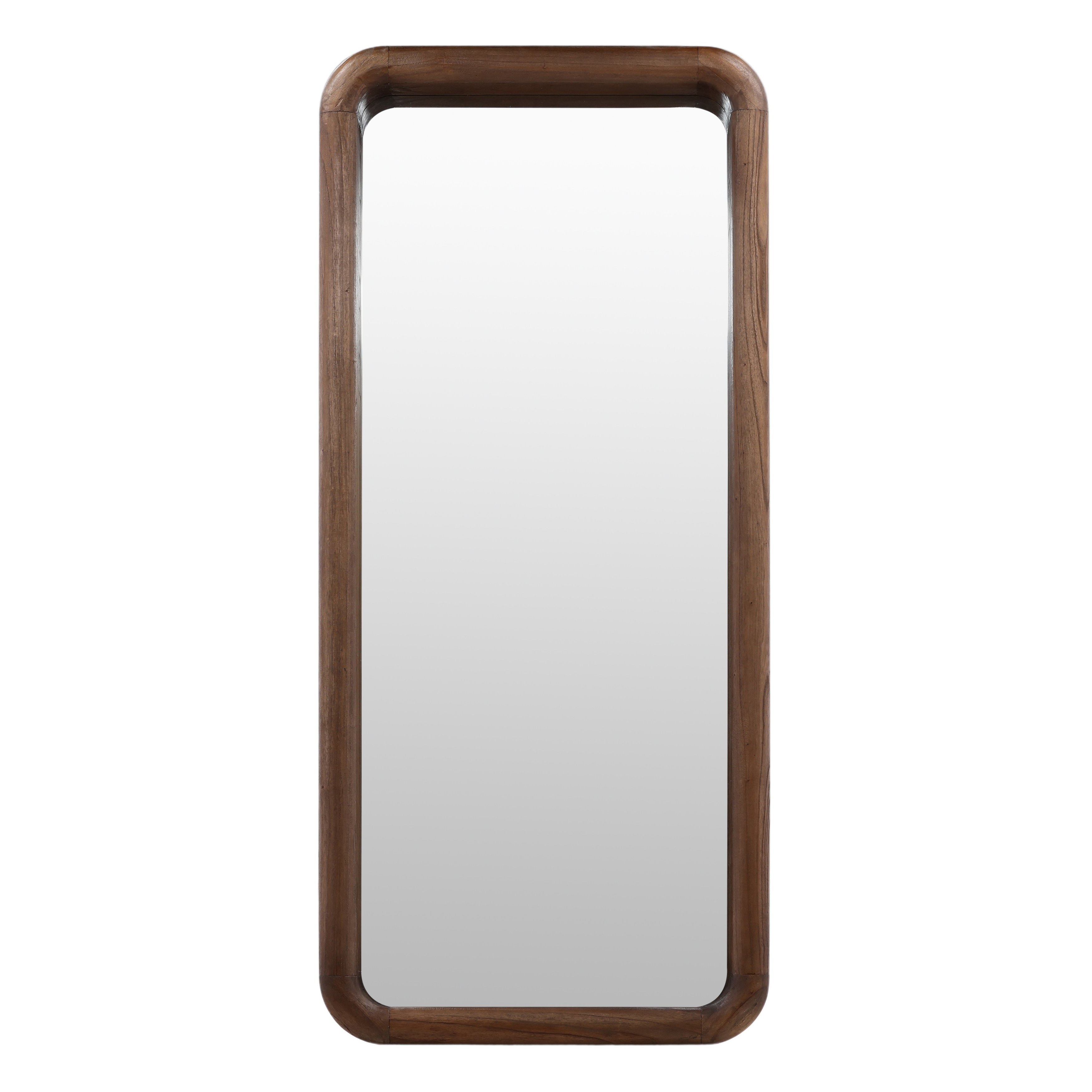 Dovetail Furniture Vanessa Floor Mirror DOV6520-BRWN-LG