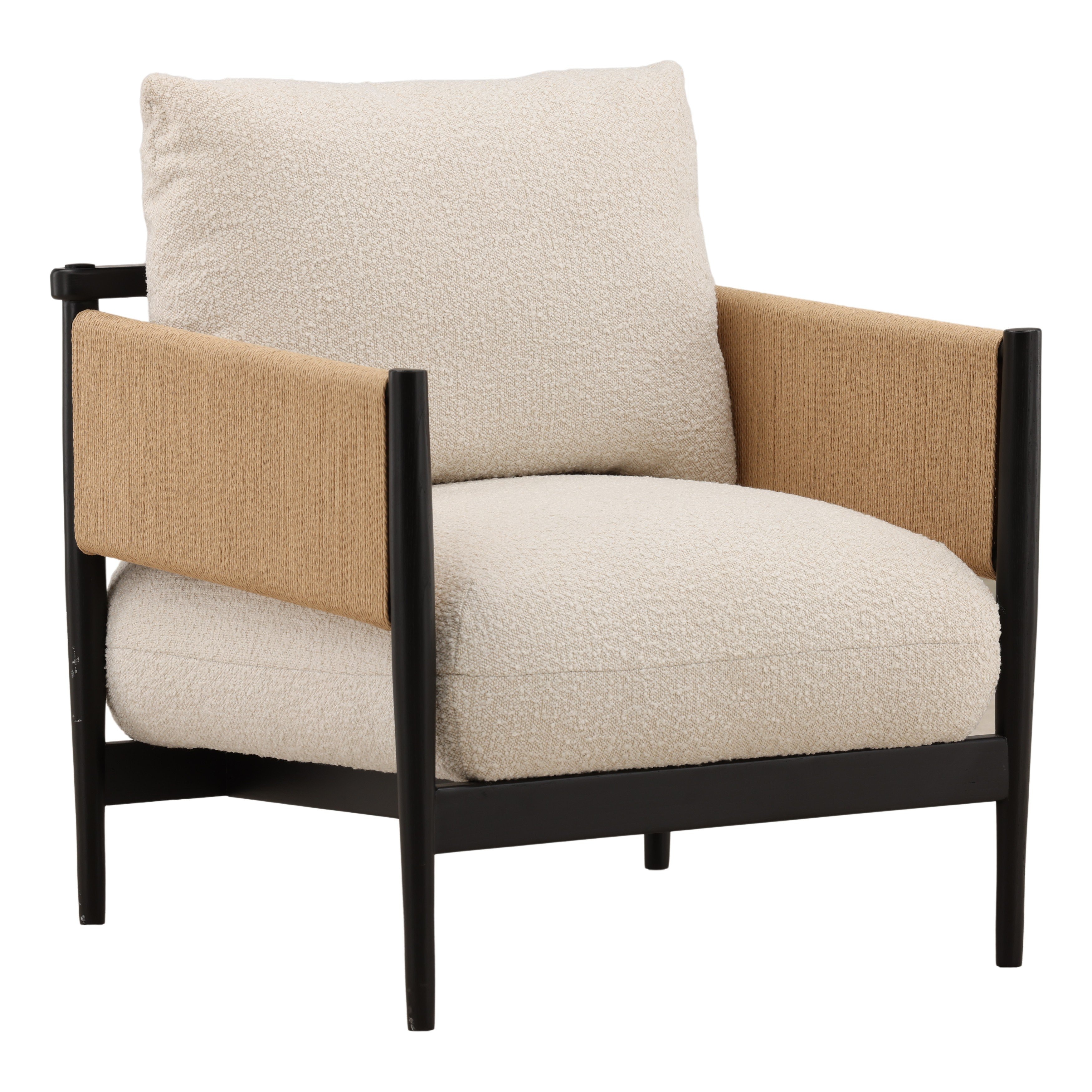 Dovetail Furniture Vanora Occasional Chair DOV86002-CREM