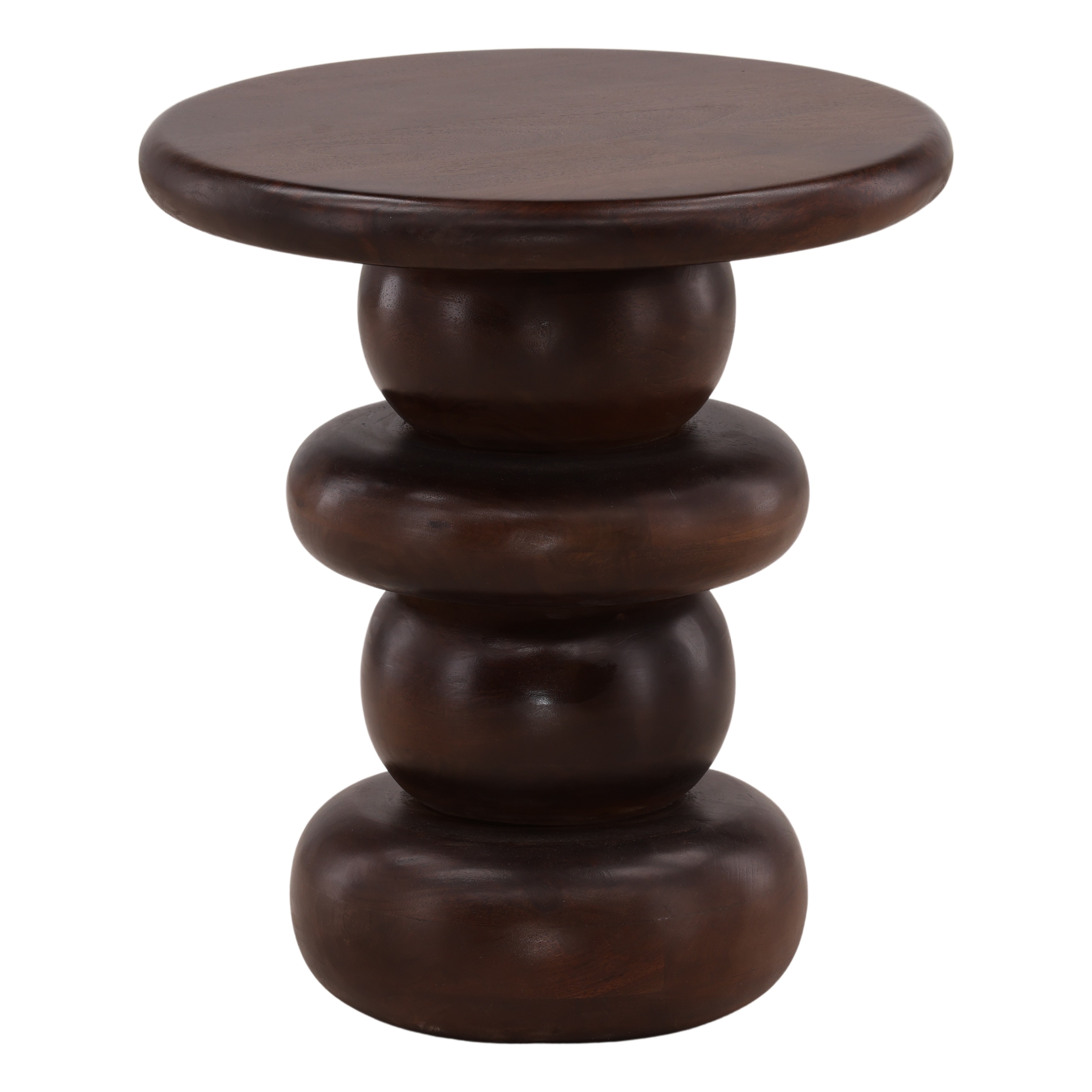 Dovetail Furniture Vianne Side Table DOV75057-DKBR