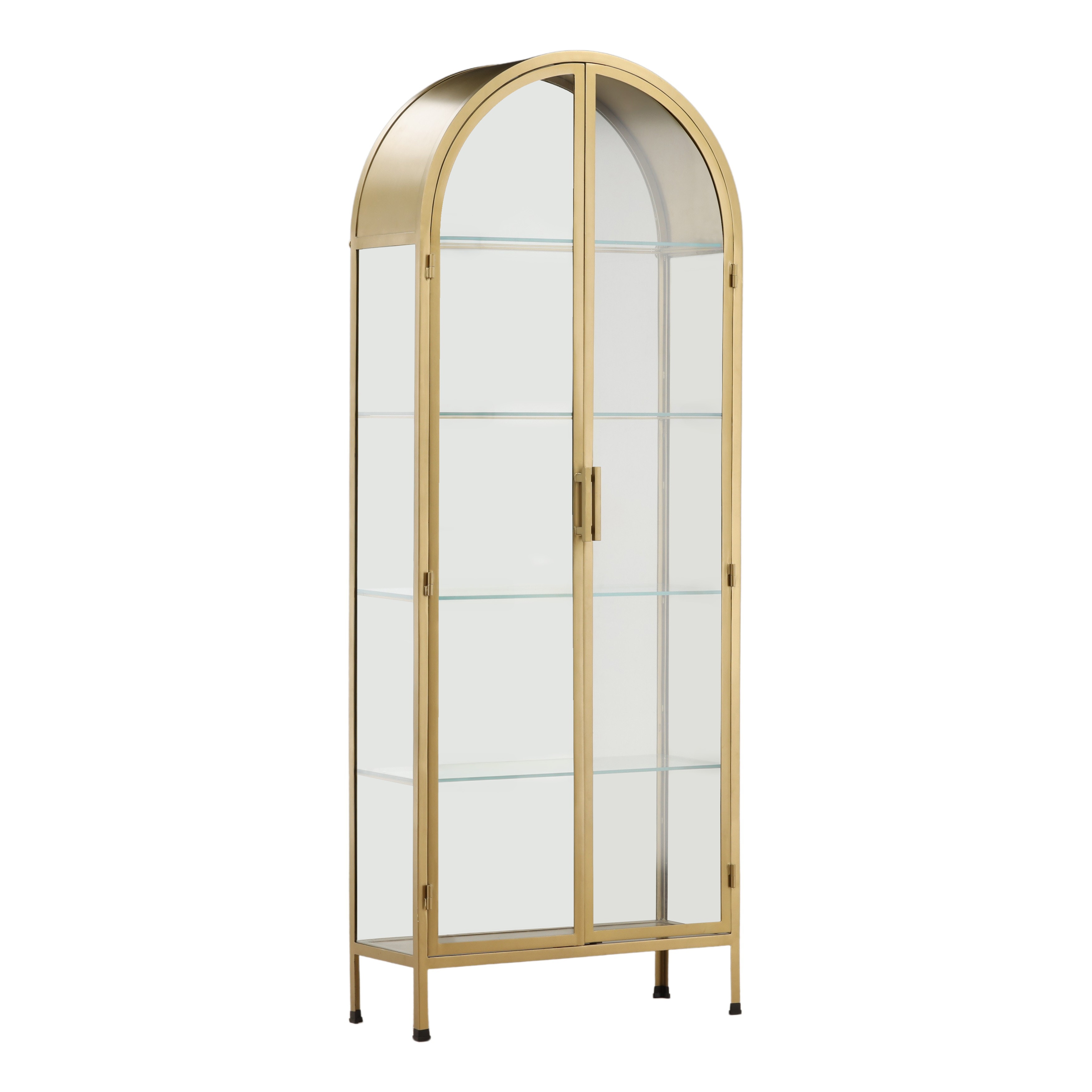 Dovetail Furniture Viridian Cabinet DOV40146-BRSS