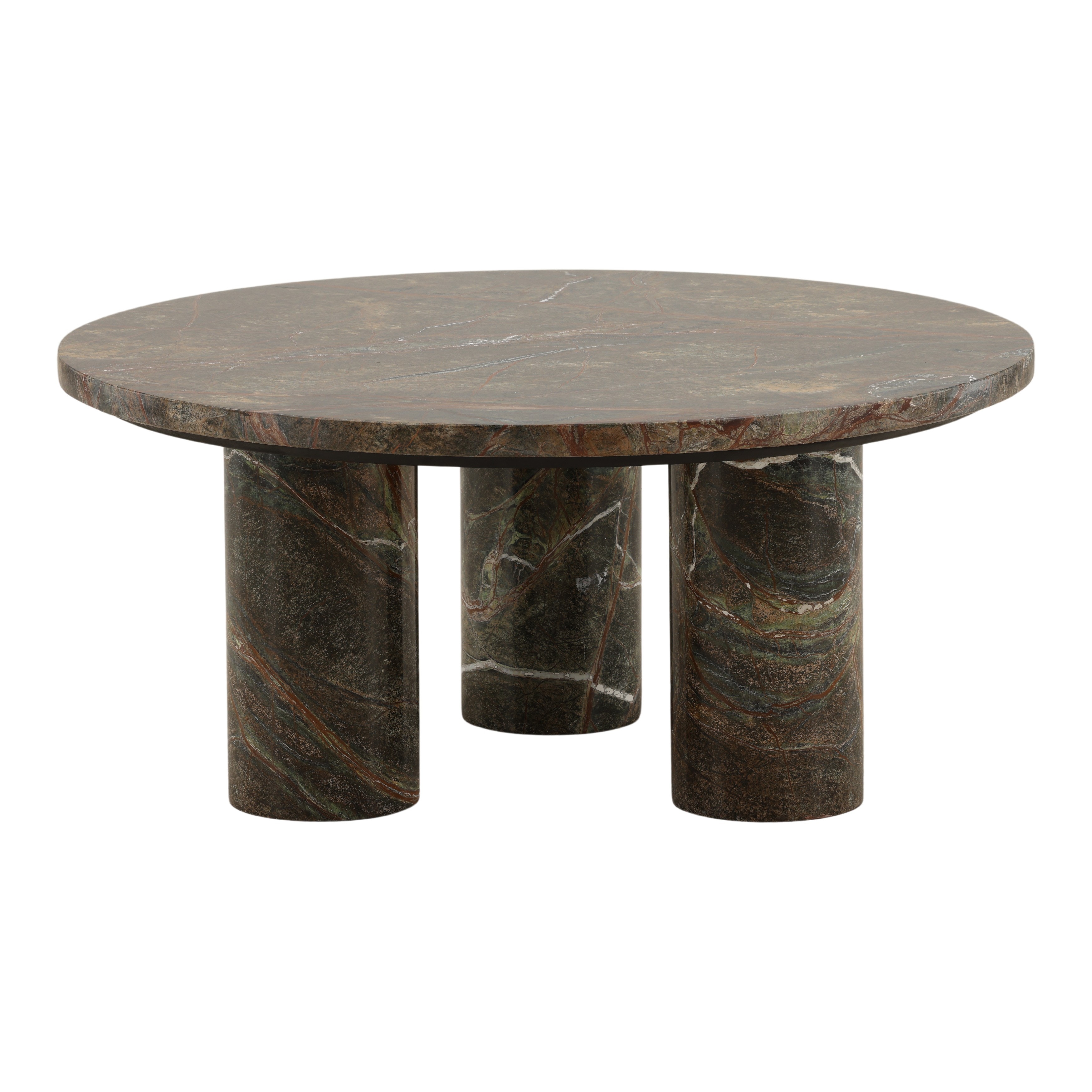 Dovetail Furniture Weaver Coffee Table BB290-BRWN