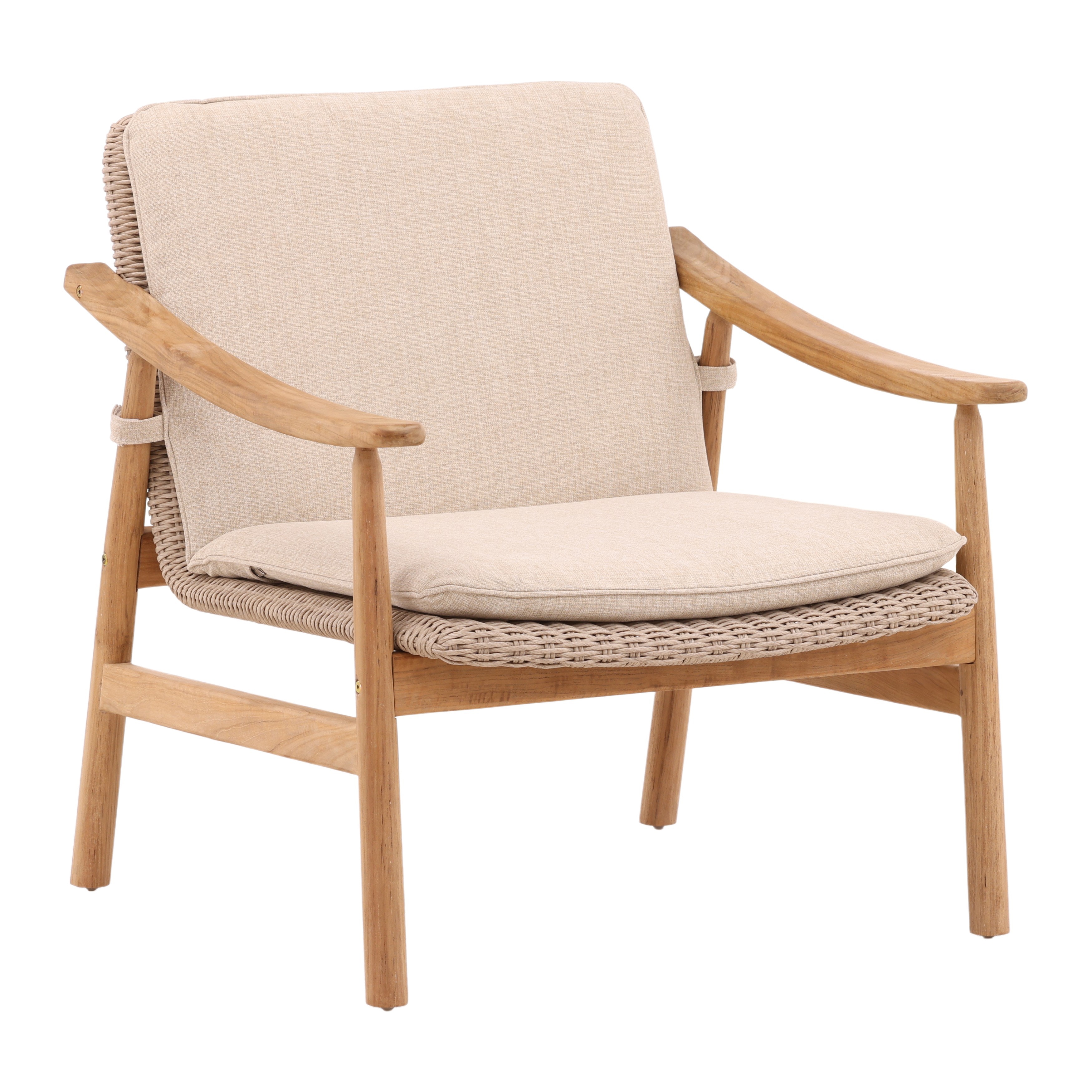 Dovetail Furniture Wembley Outdoor Occasional Chair DOV10002-BEIG