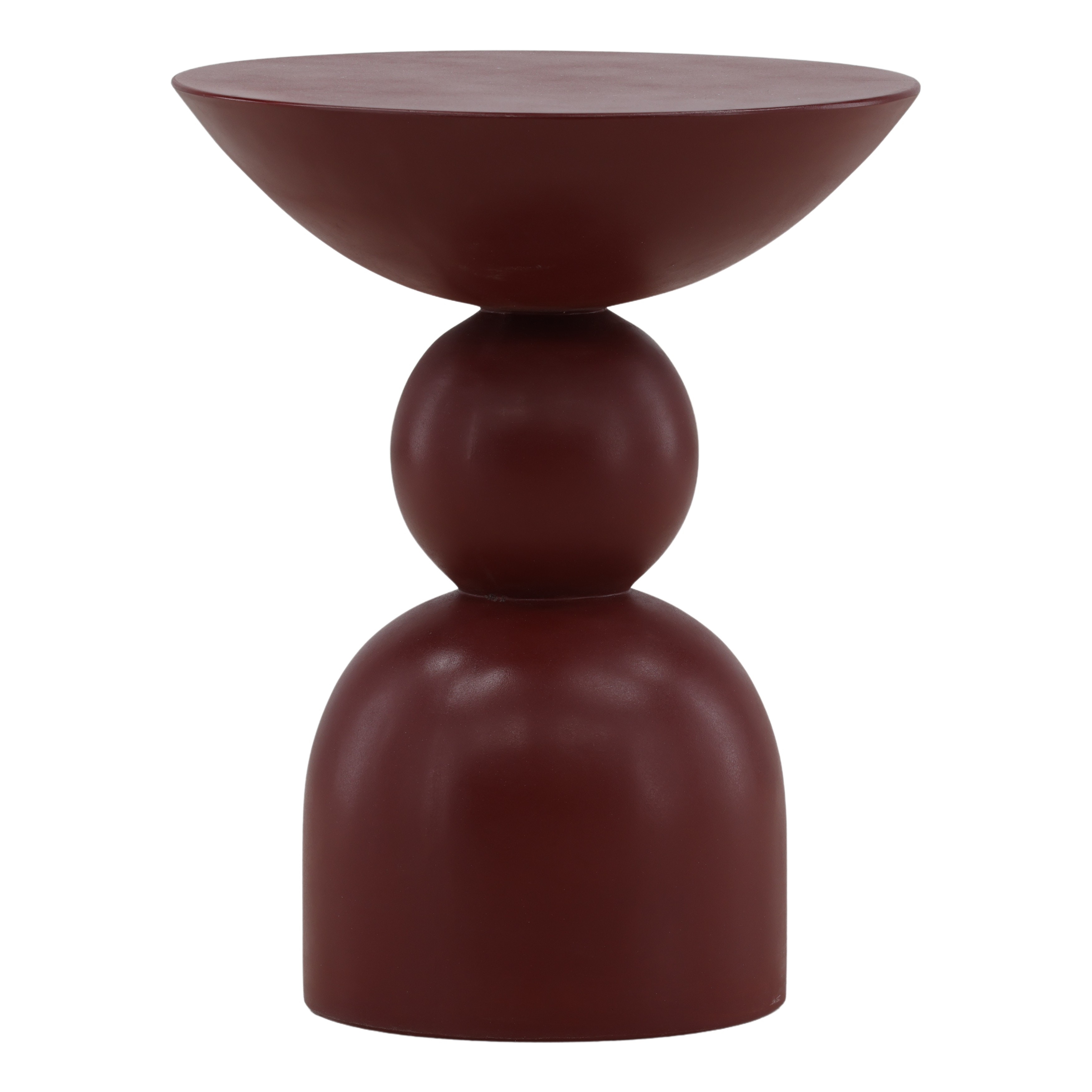 Dovetail Furniture Xaviera Outdoor Side Table DOV26113-RED