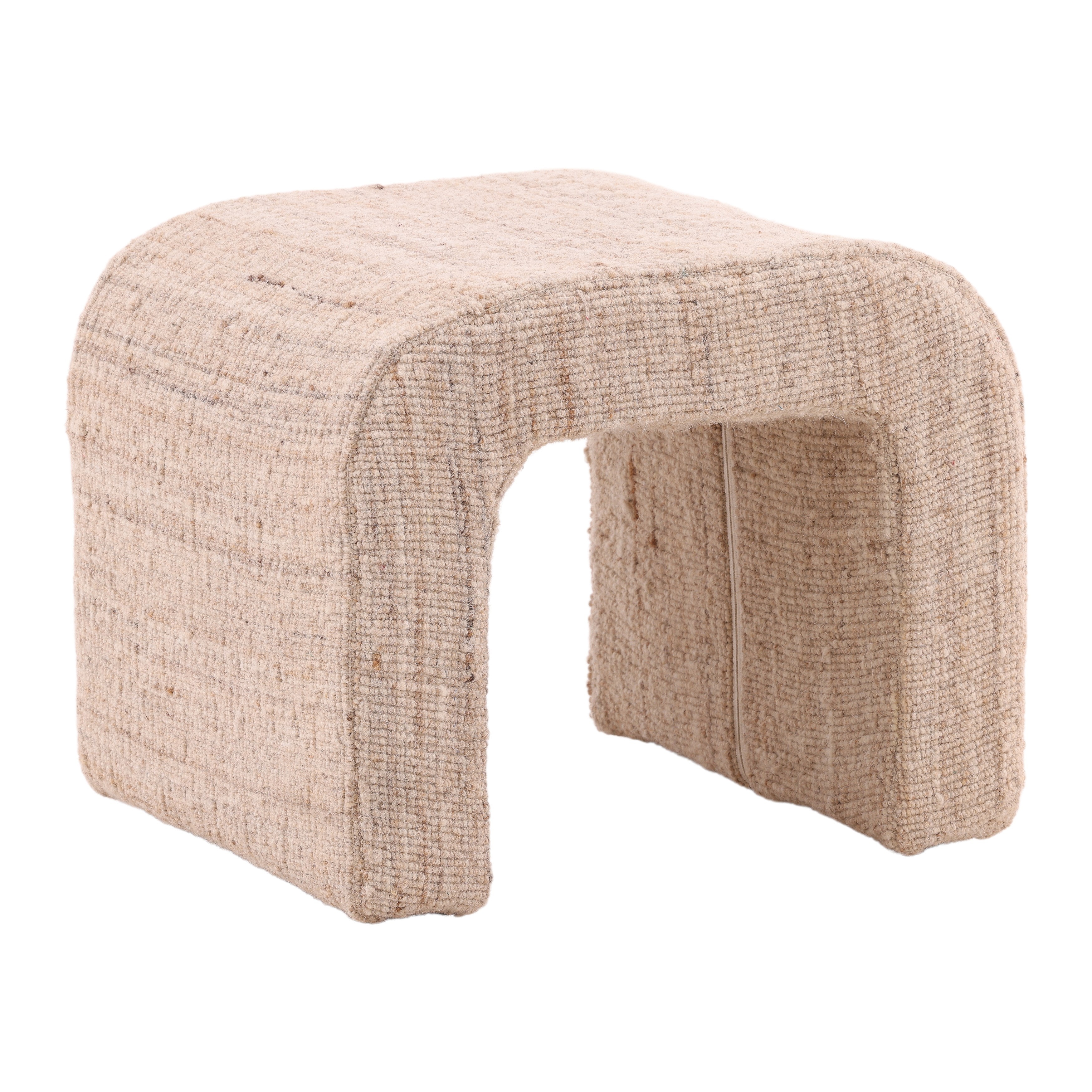 Dovetail Furniture Yaelle Stool DOV6940-BEIG