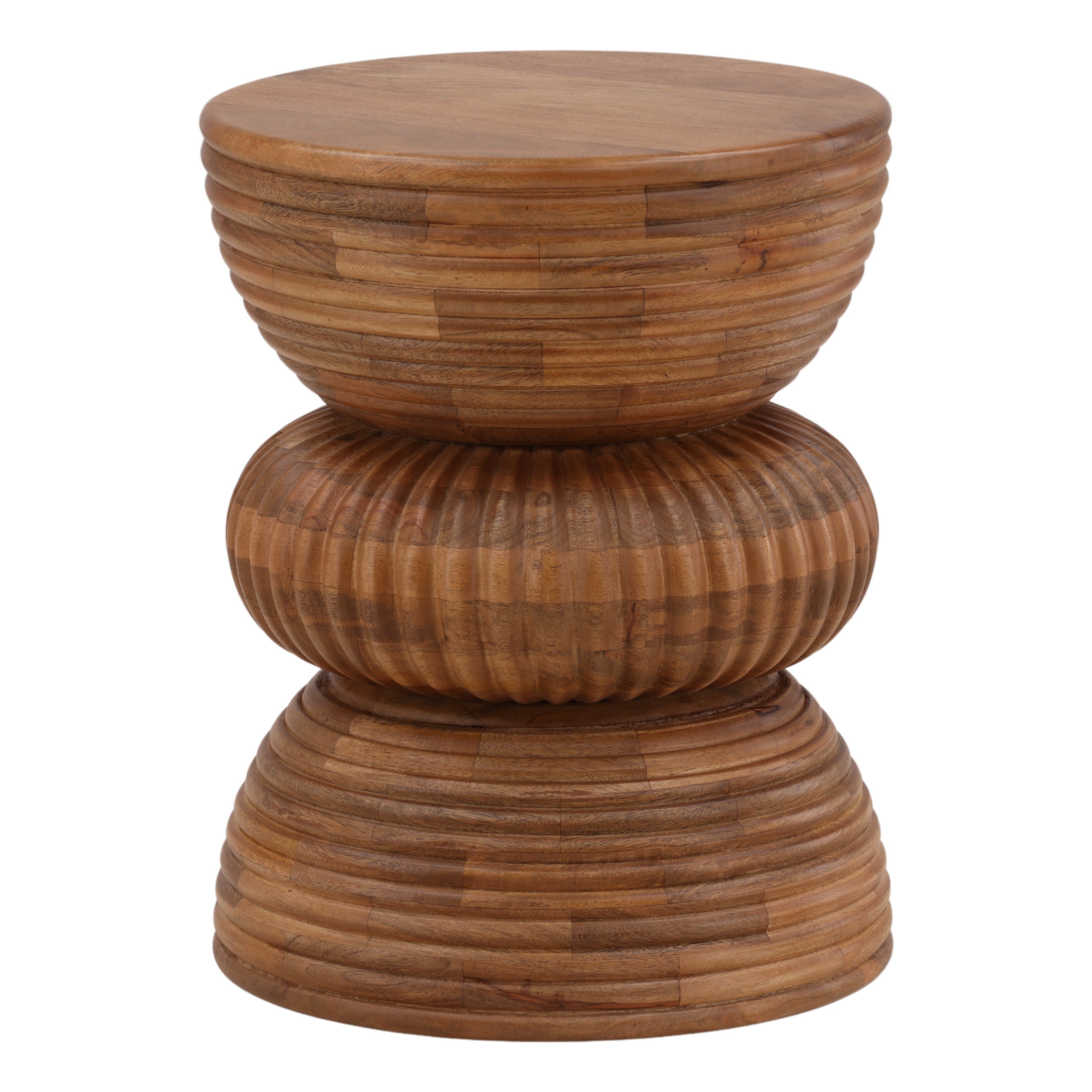 Dovetail Furniture Yahir Side Table DOV75079-NATL