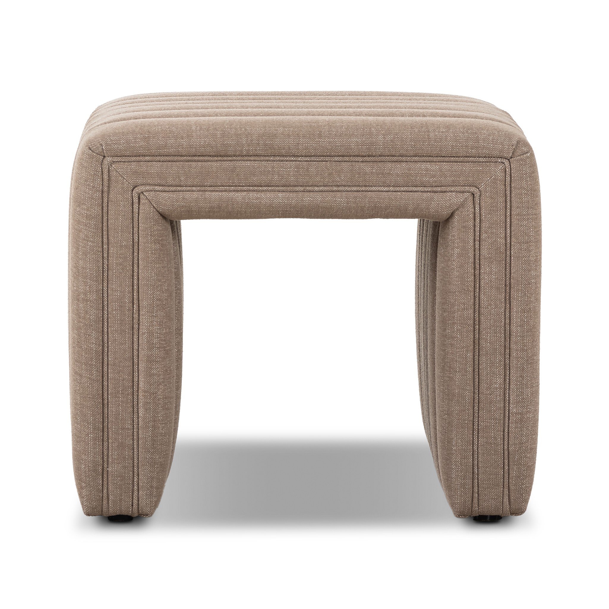 Four Hands Furniture Augustine Ottoman-21 - Crypton Nomad Taupe 108563-016
