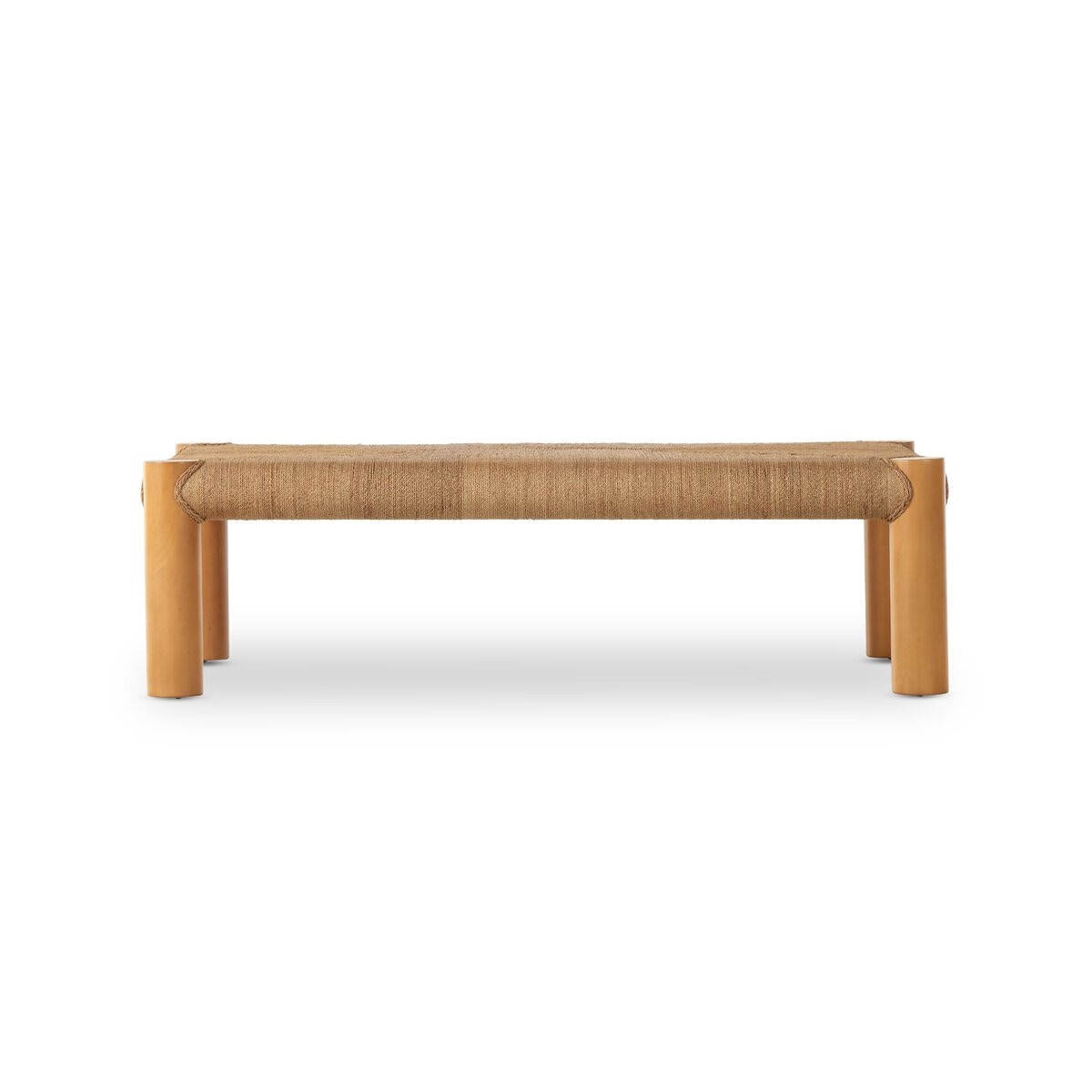 Four Hands Furniture Olin Coffee Table-Light Wash Mahogany-Natural Agel 230979-002