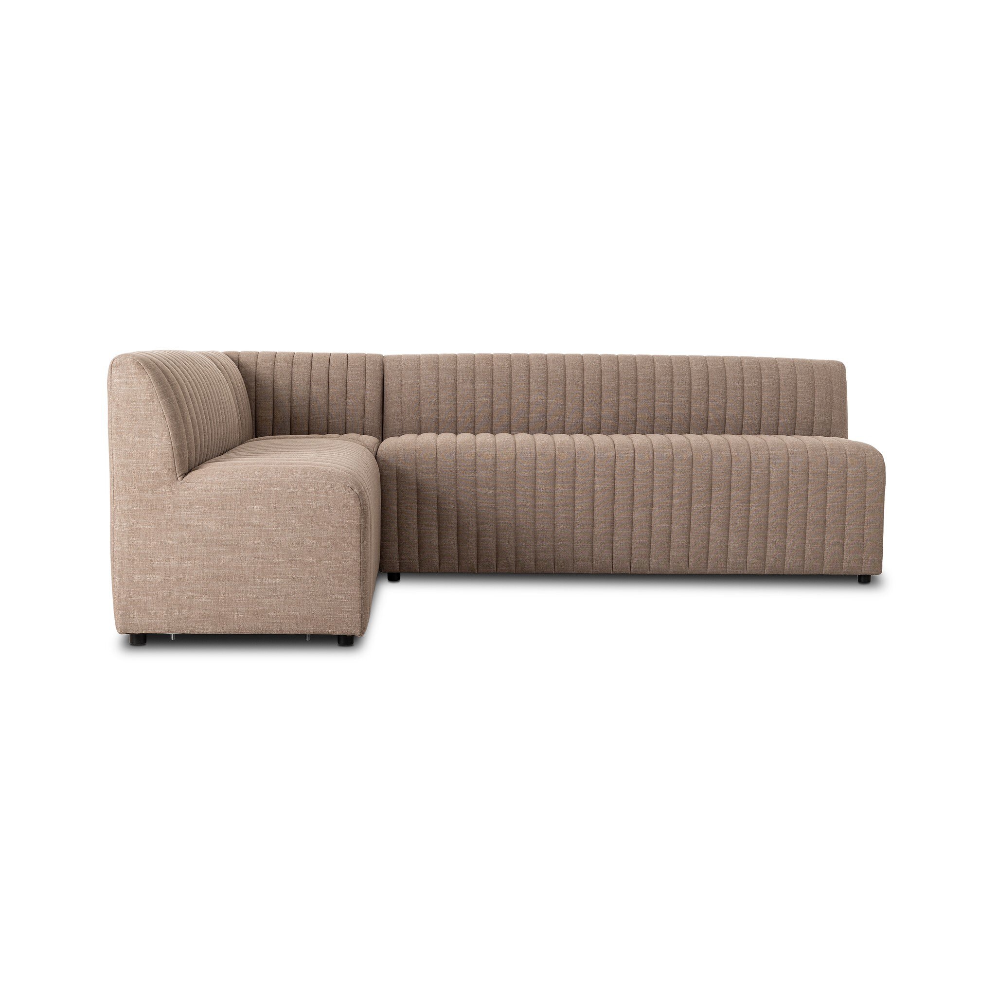 Four Hands Furniture Augustine Dining Banquette, L-Shape - Crypton Nomad Taupe 231702-004