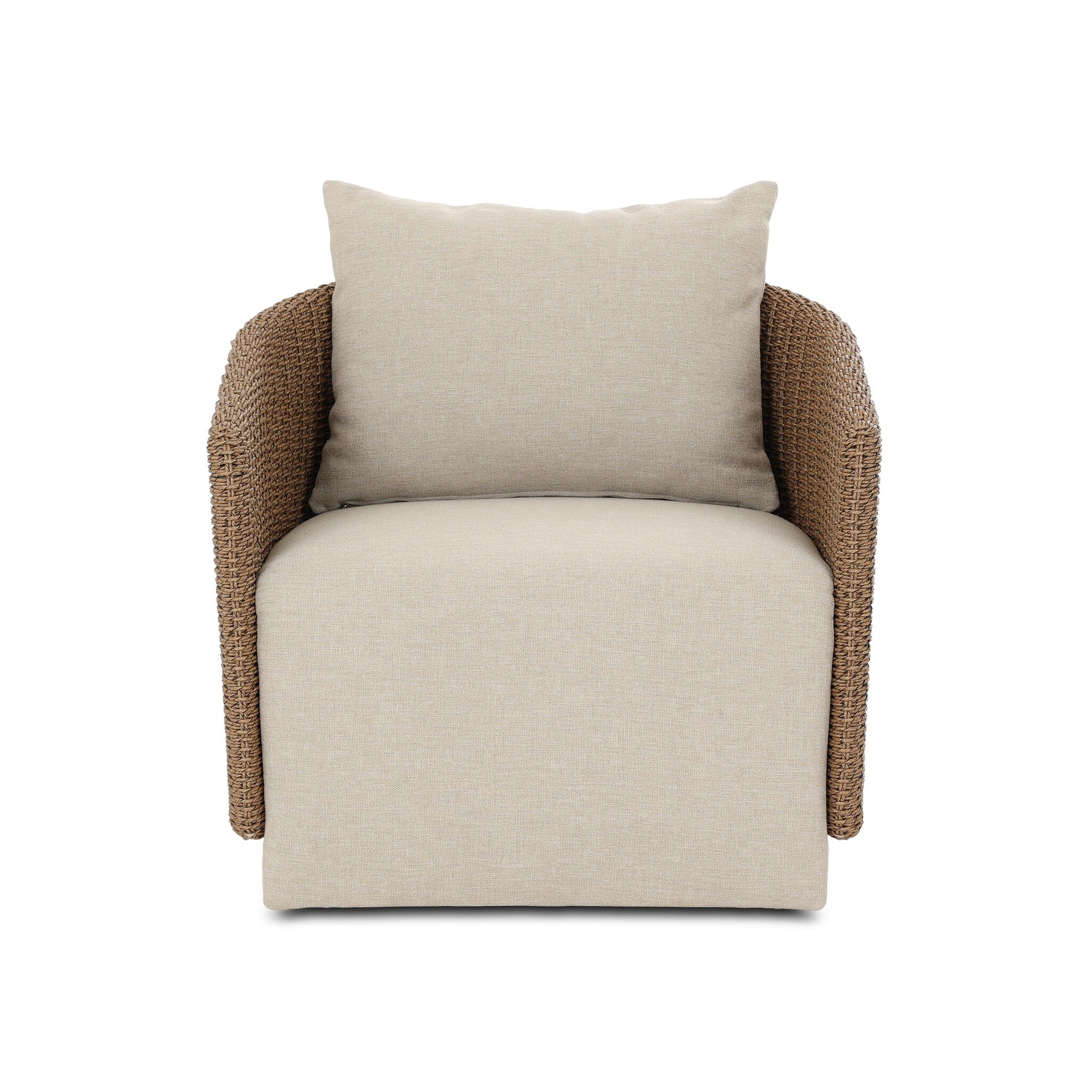 Four Hands Furniture Maven Outdoor Swivel Chair - Alessi Buff 235137-004