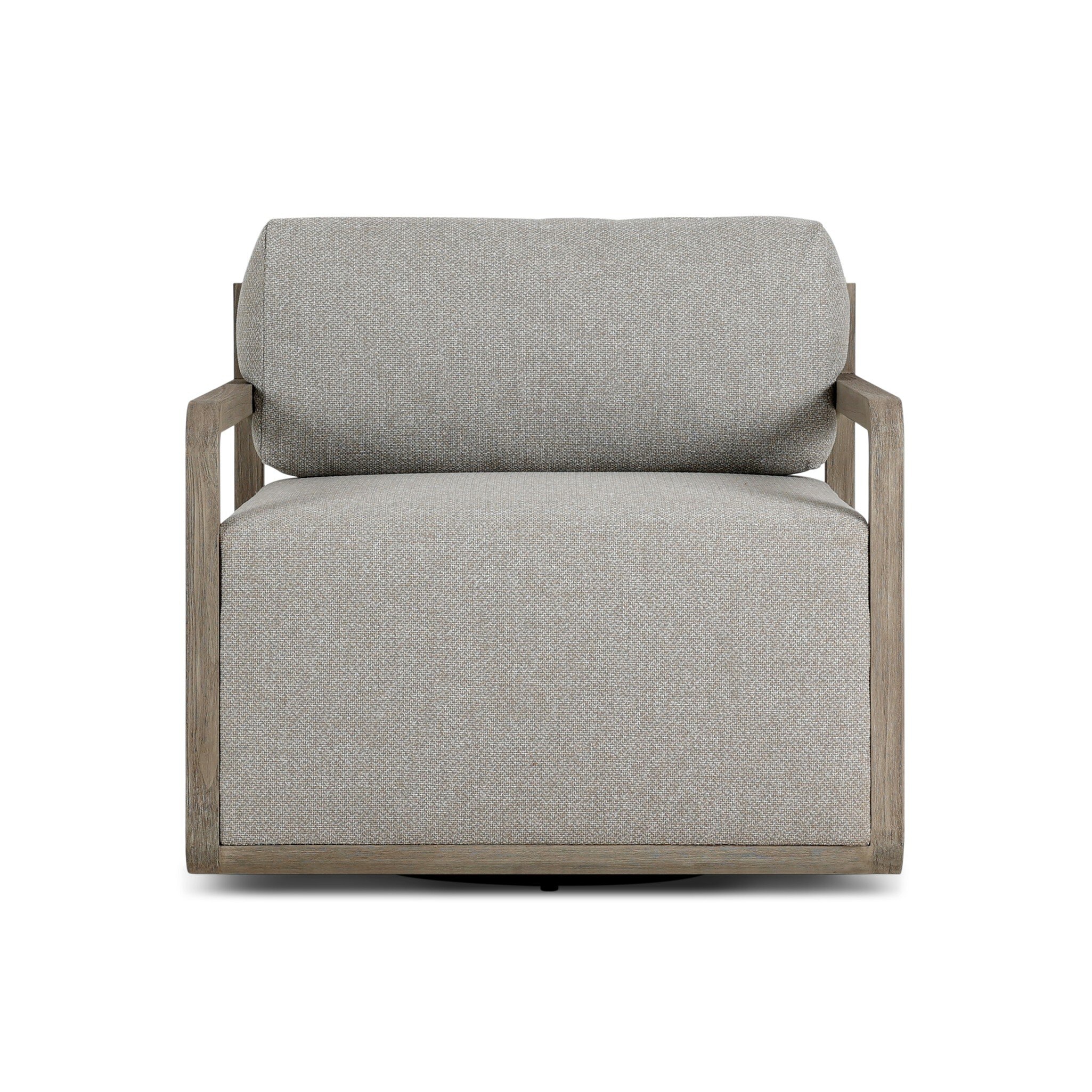 Four Hands Furniture Stroud Outdoor Swivel Chair - Hayes Fog 235141-023