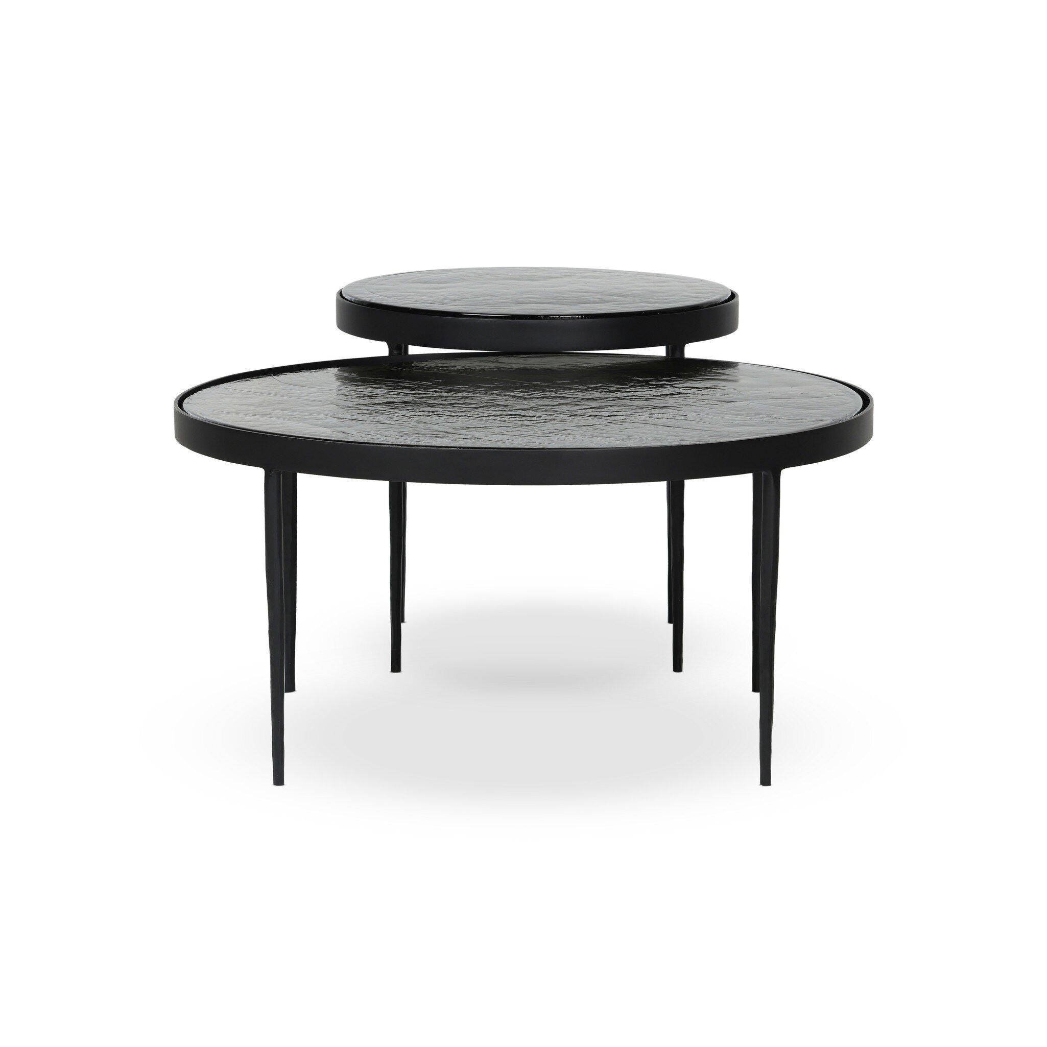 Four Hands Furniture Yoko Nesting Tables - Moss Cast Glass 241299-006