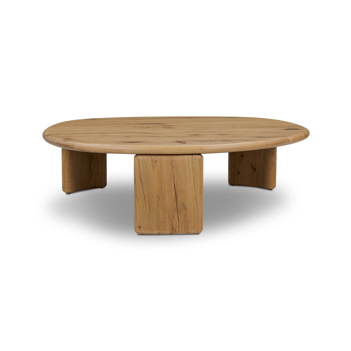 Four Hands Furniture Falco Nesting Table-Small-Natural Reclaimed French Oak 242128-003